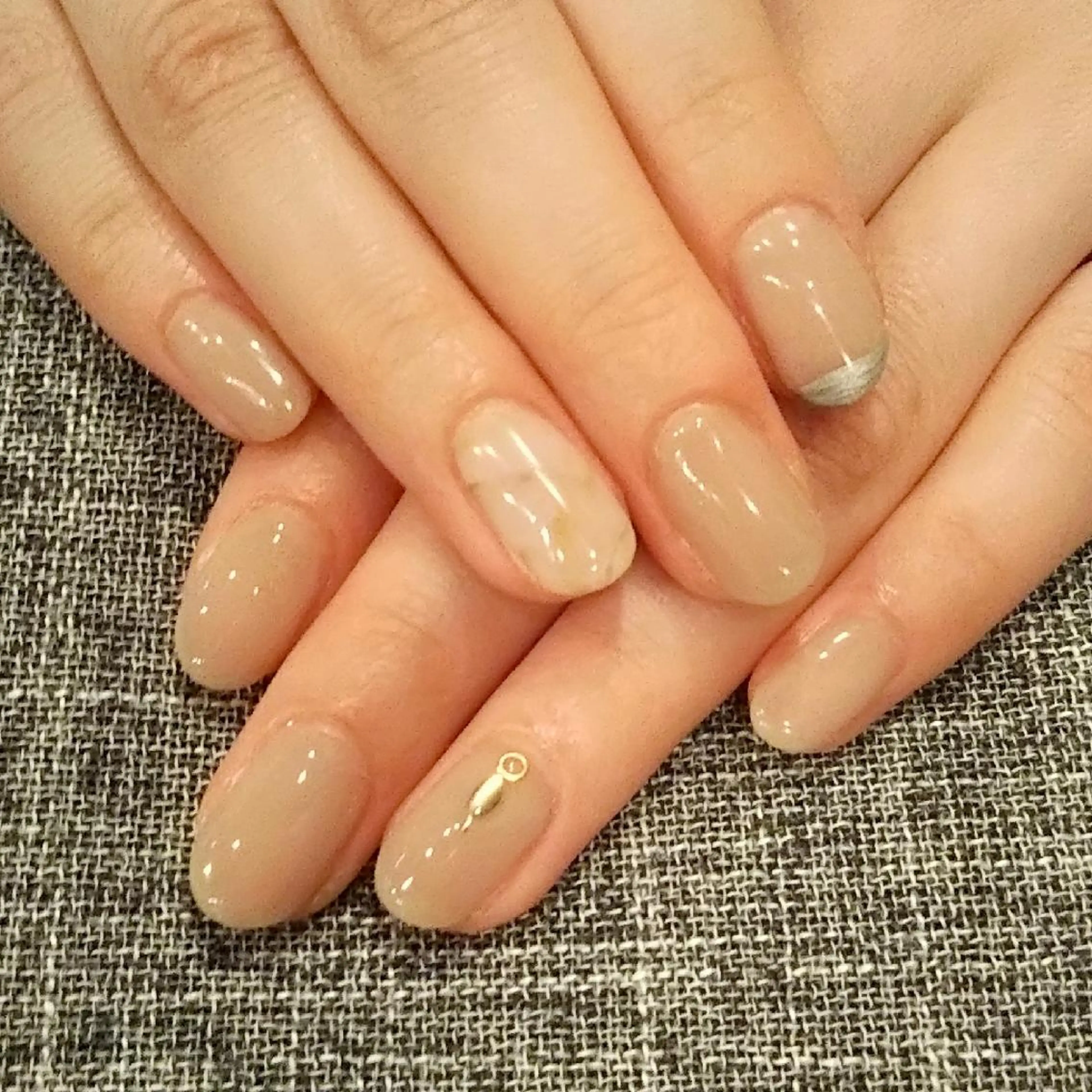 ネイル オフィスネイル シンプルネイル private salon mieのネイルデザイン