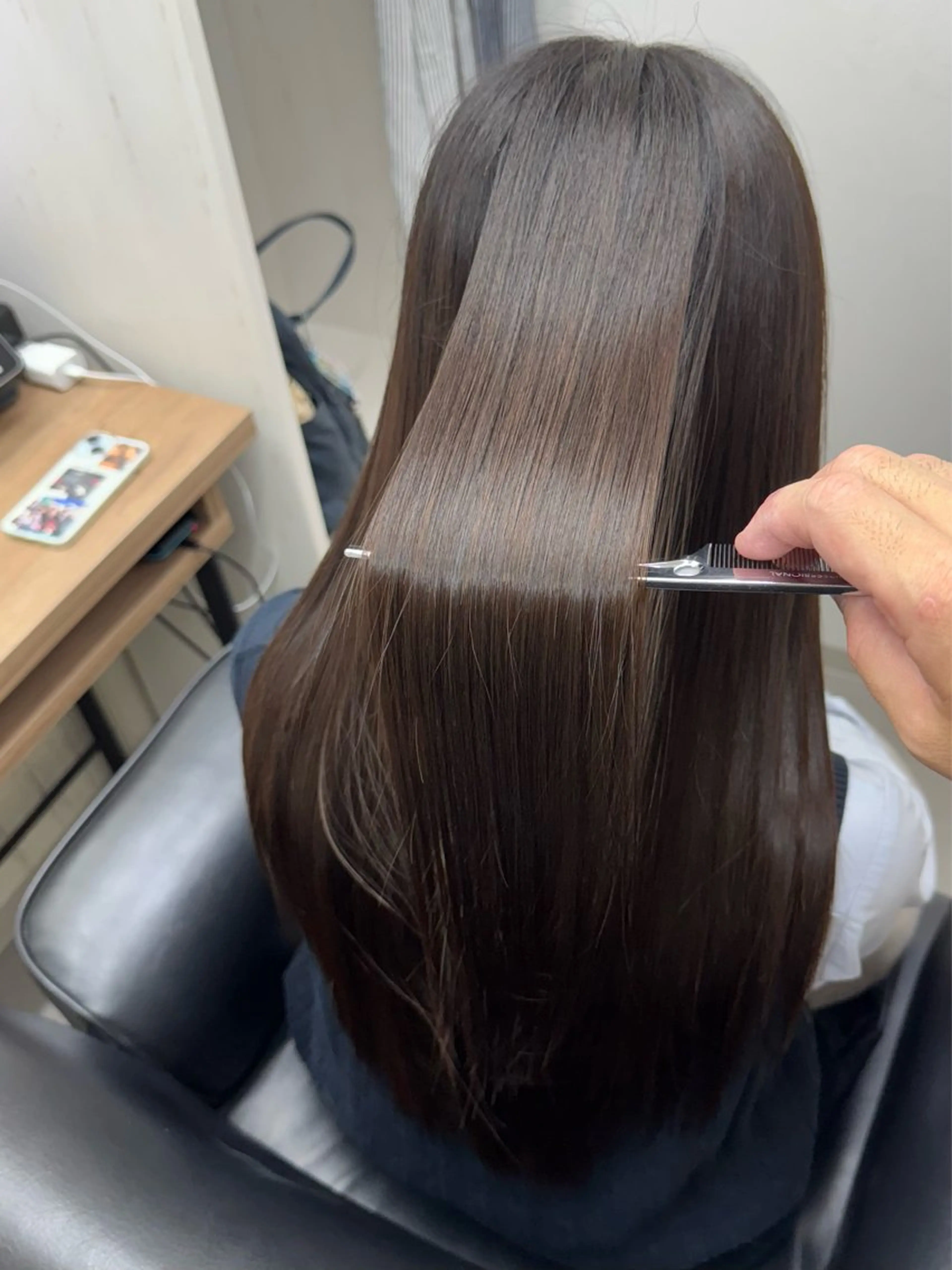 ロング カラー アディクシーカラー イルミナカラー クオルシアカラー 髪質改善 韓国風ヘア The Apartment of Solon 船橋 2nd所属・艶髪改善師/高橋潤 /NEO髪質改善のヘアスタイル