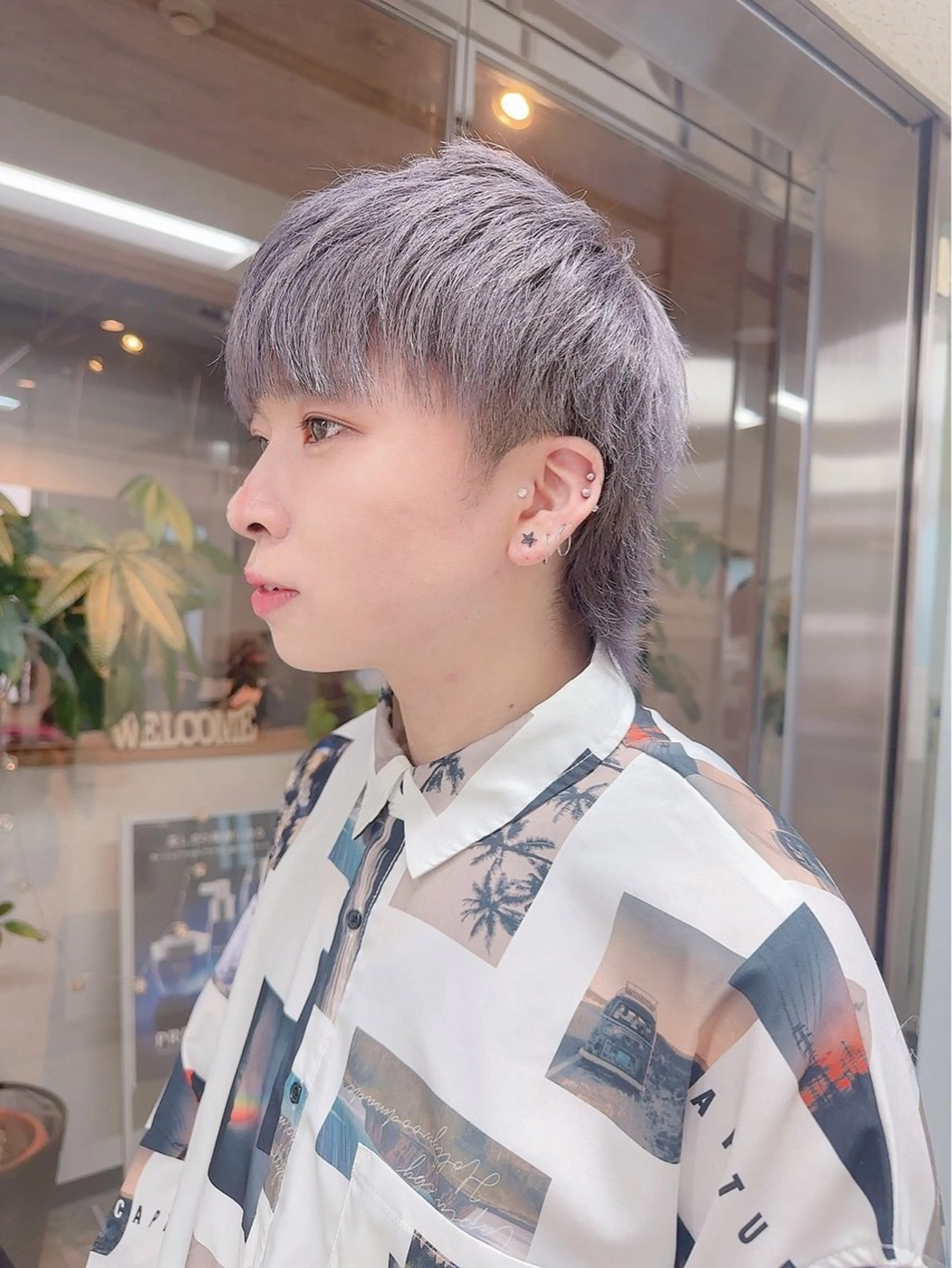 カラー メンズ カット ヘアカラー トリートメント 髪質改善&ストレート ‪✂︎‬鈴木青樹のヘアスタイル