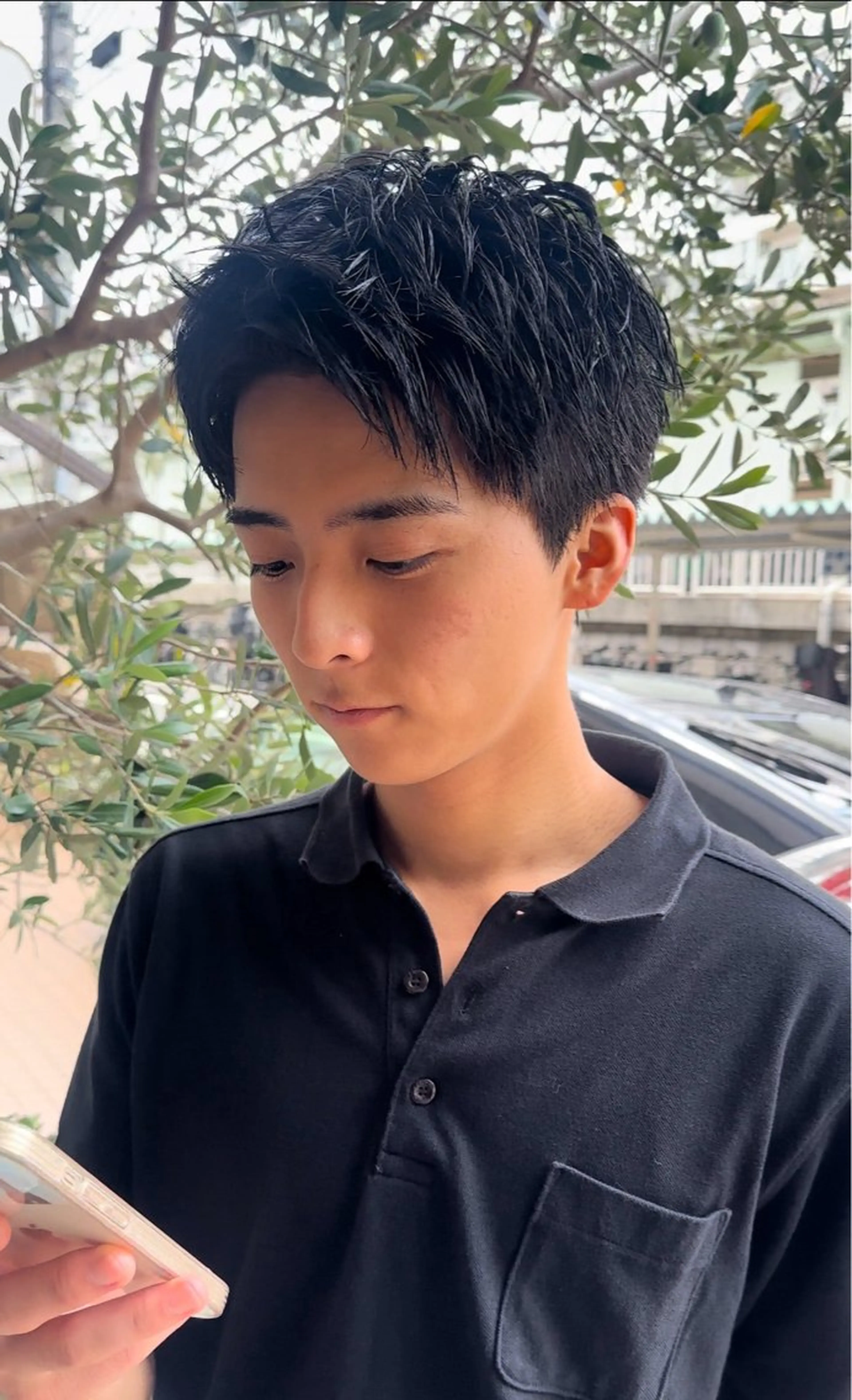 メンズ スパイキーショート 年間2000名担当◎ パーマ職人/仲原佑樹のヘアスタイル