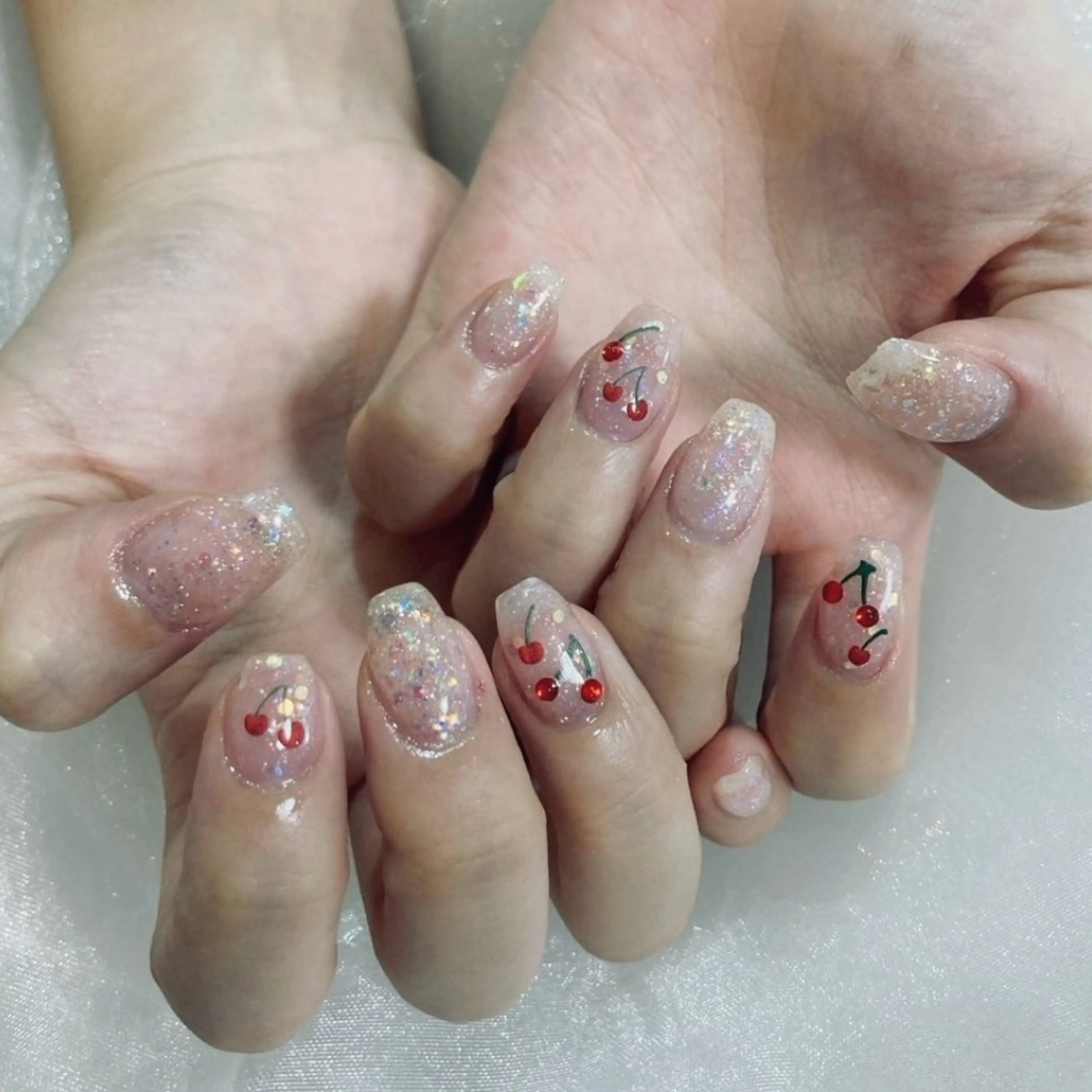 セミロング ハンドネイル lalaroom. nailsalon航空公園店所属・lala room.のネイルデザイン