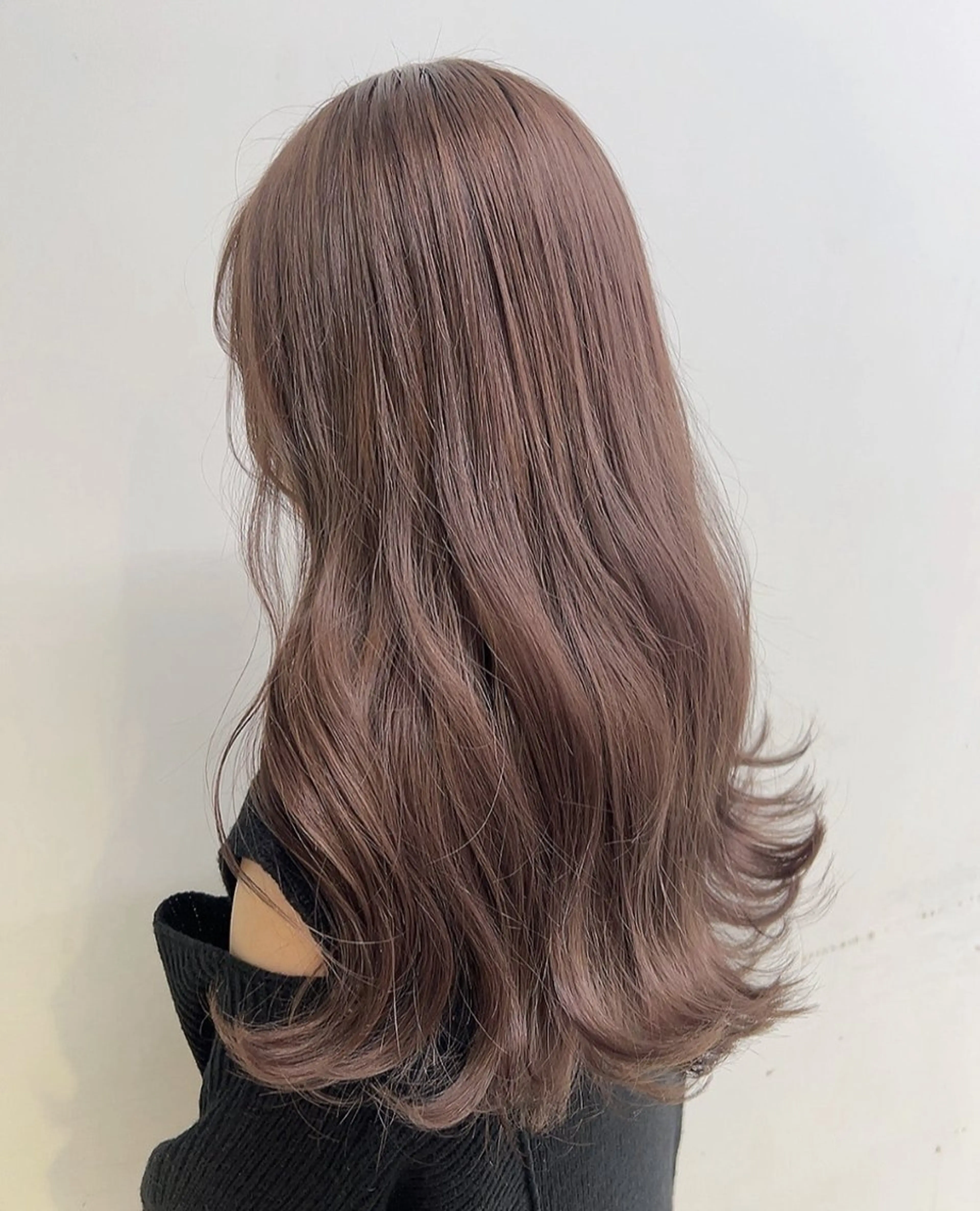 セミロング カラー ヘアカラー トリートメント 🥞ベージュ系カラー 【すずきりほ】🥞のヘアスタイル