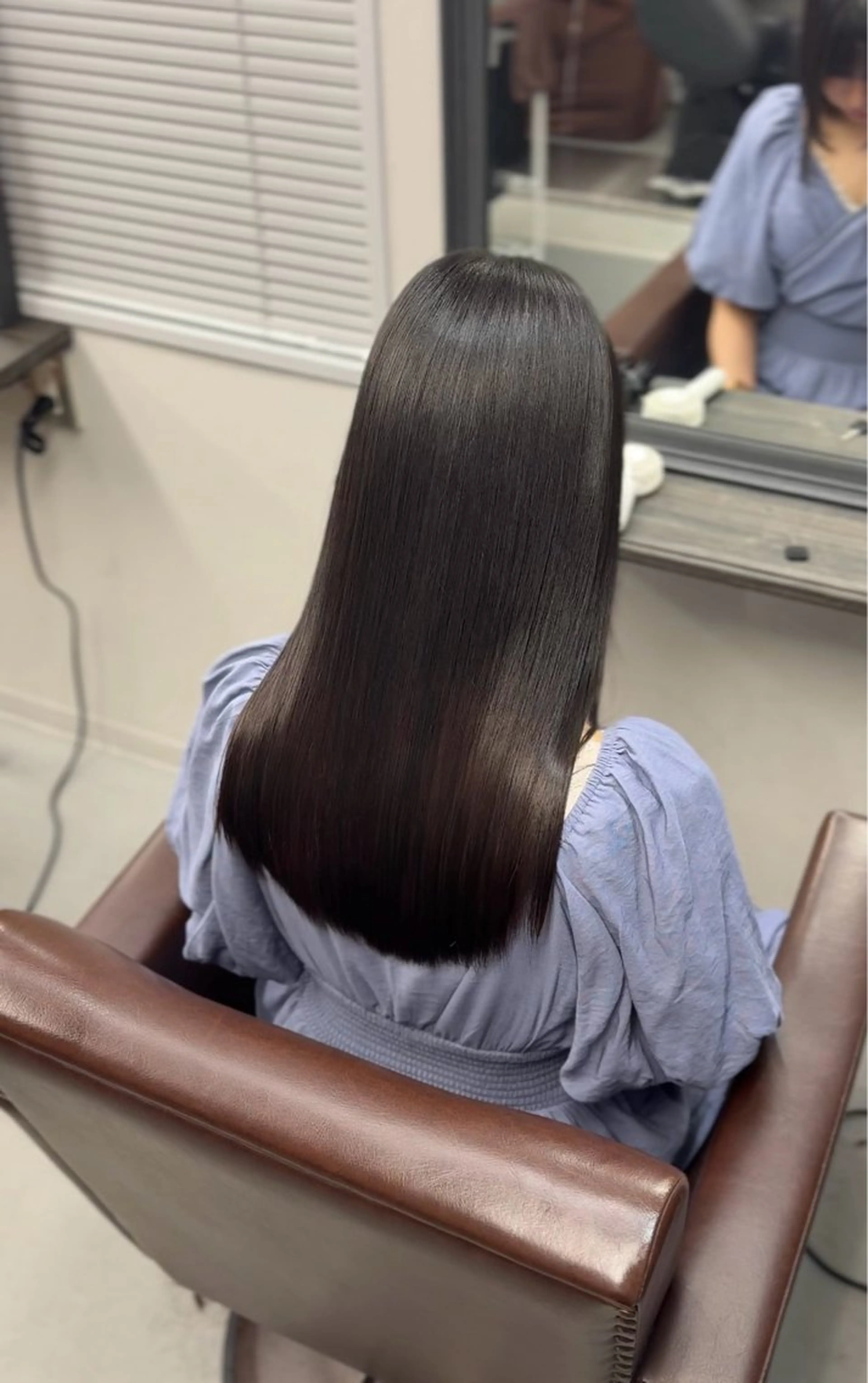 ロング カット 縮毛矯正 トリートメント XYZ新宿所属・縮毛矯正/韓国 /店長/KANATOのヘアスタイル