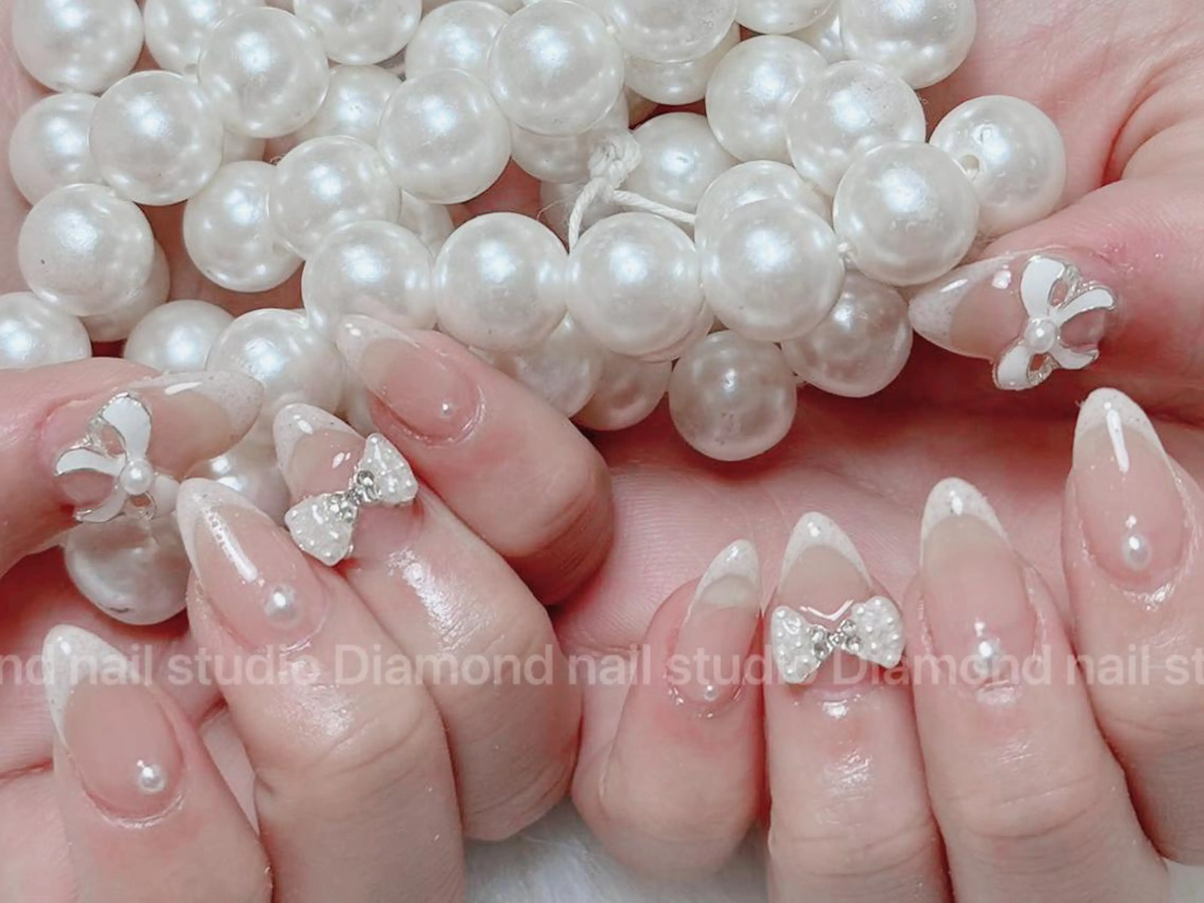 ネイル 持ち込み ハンドネイル ハンドケア Diamond 🚢のネイルデザイン