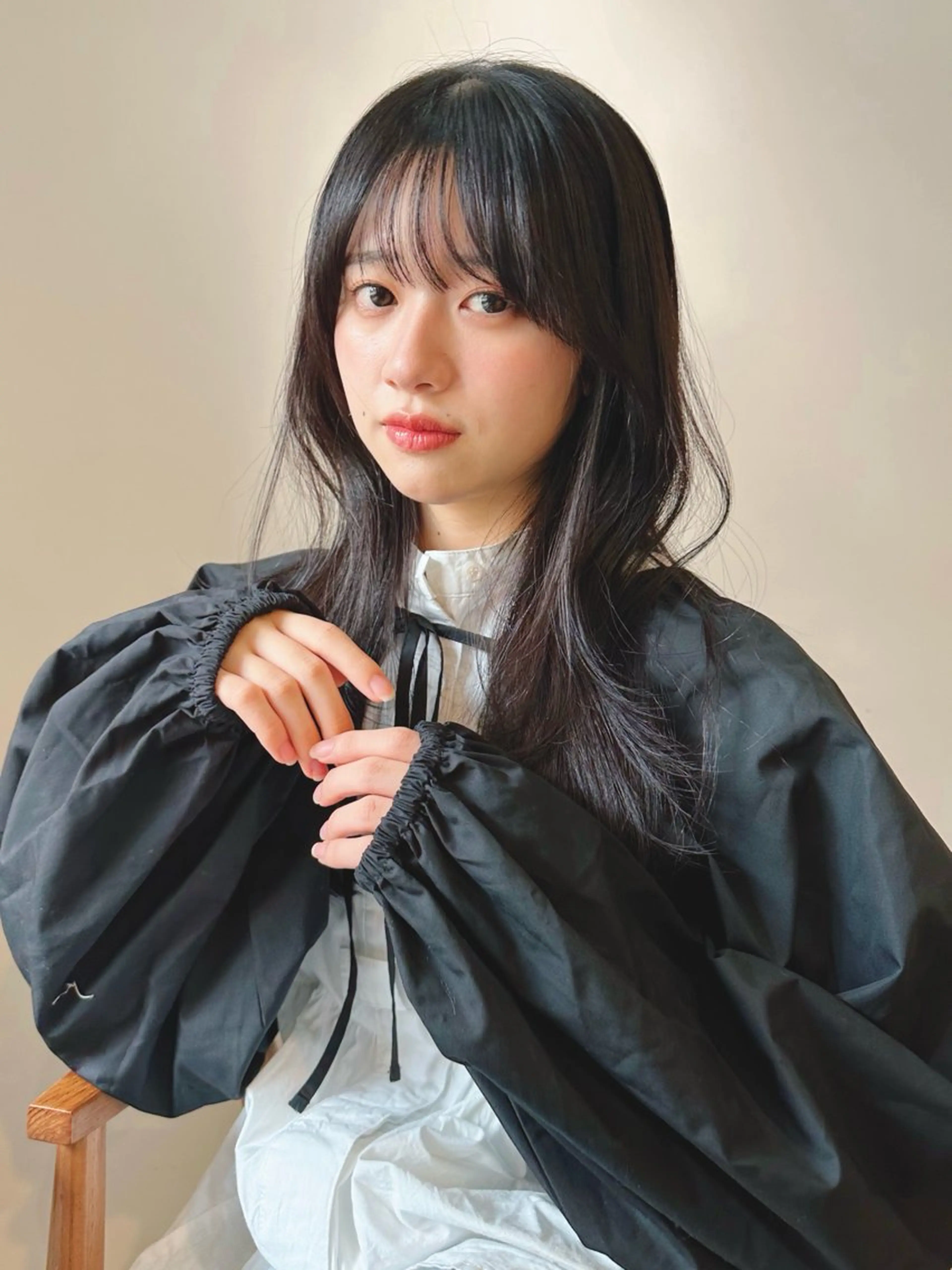 ロング カラー パーマ 🫧小顔×似合わせ× 透明感カラー🫧のヘアスタイル