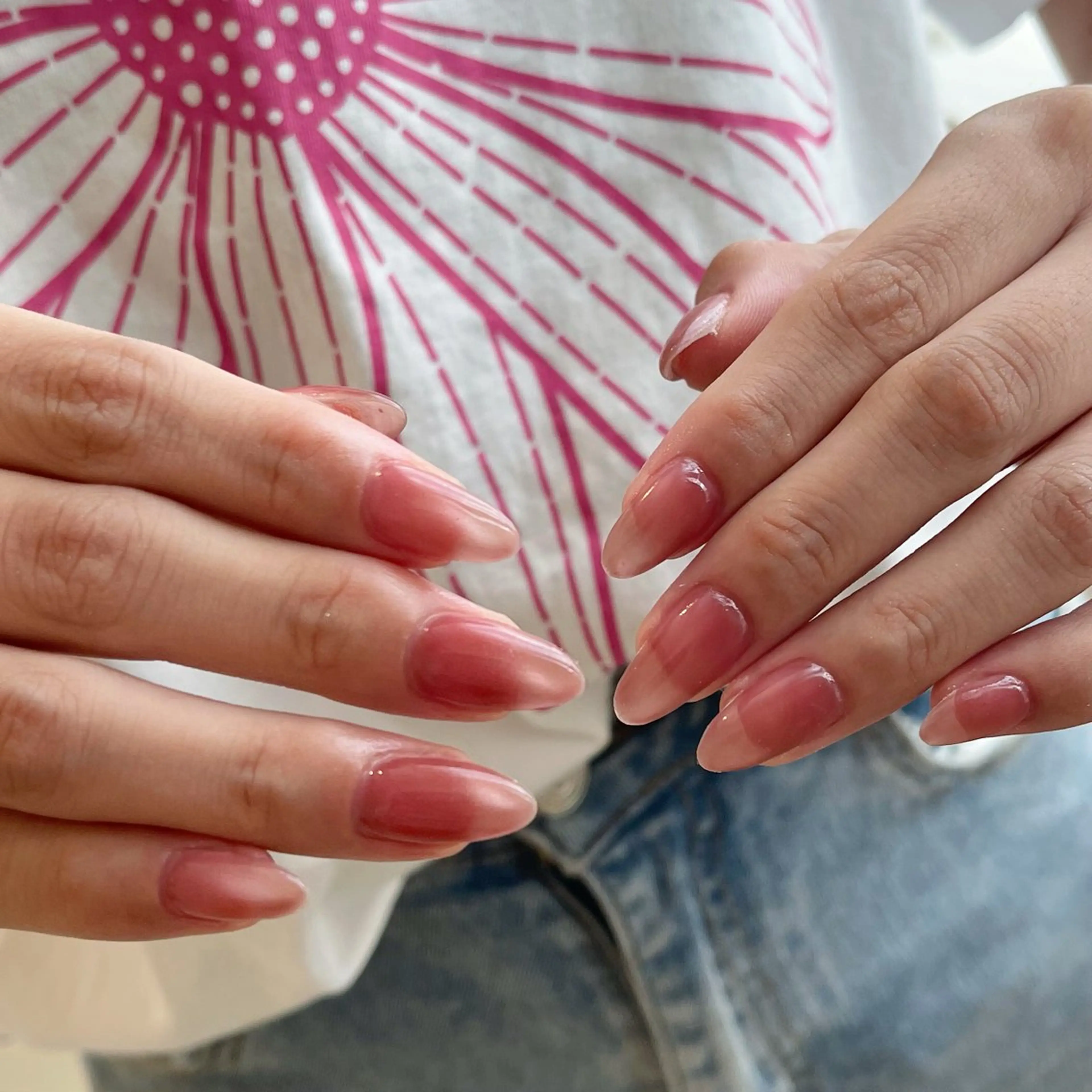 ネイル 韓国ネイル マグネットネイル ハンドネイル petit所属・Yuka ネイリストのネイルデザイン