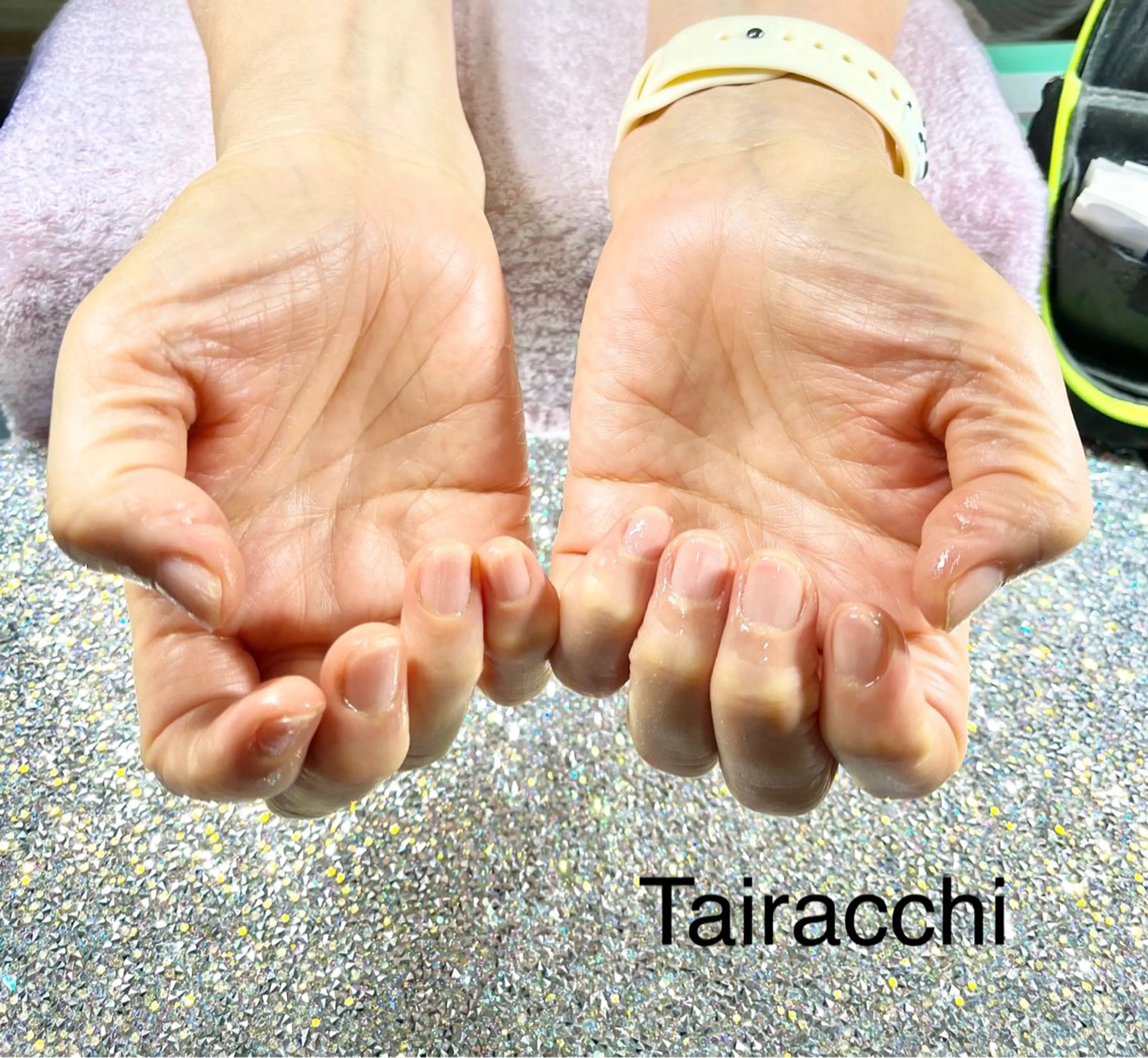 ネイル ラメ(グリッター) ハンドケア Tairacchi ﾀｲﾗｯﾁのエステ・リラクイメージ