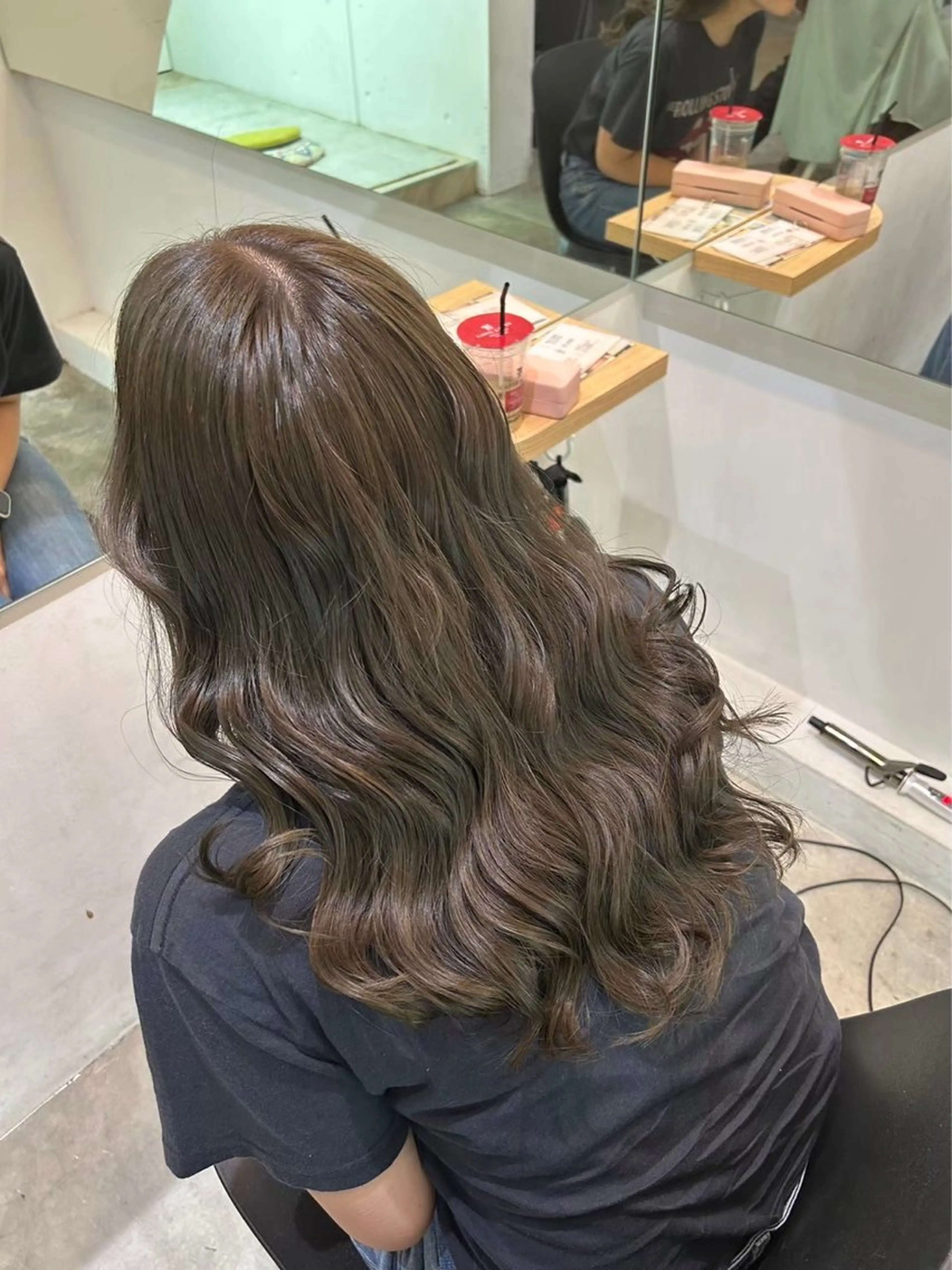 ロング カラー FOF所属・無料カットモデル 募集中AKARIのヘアスタイル