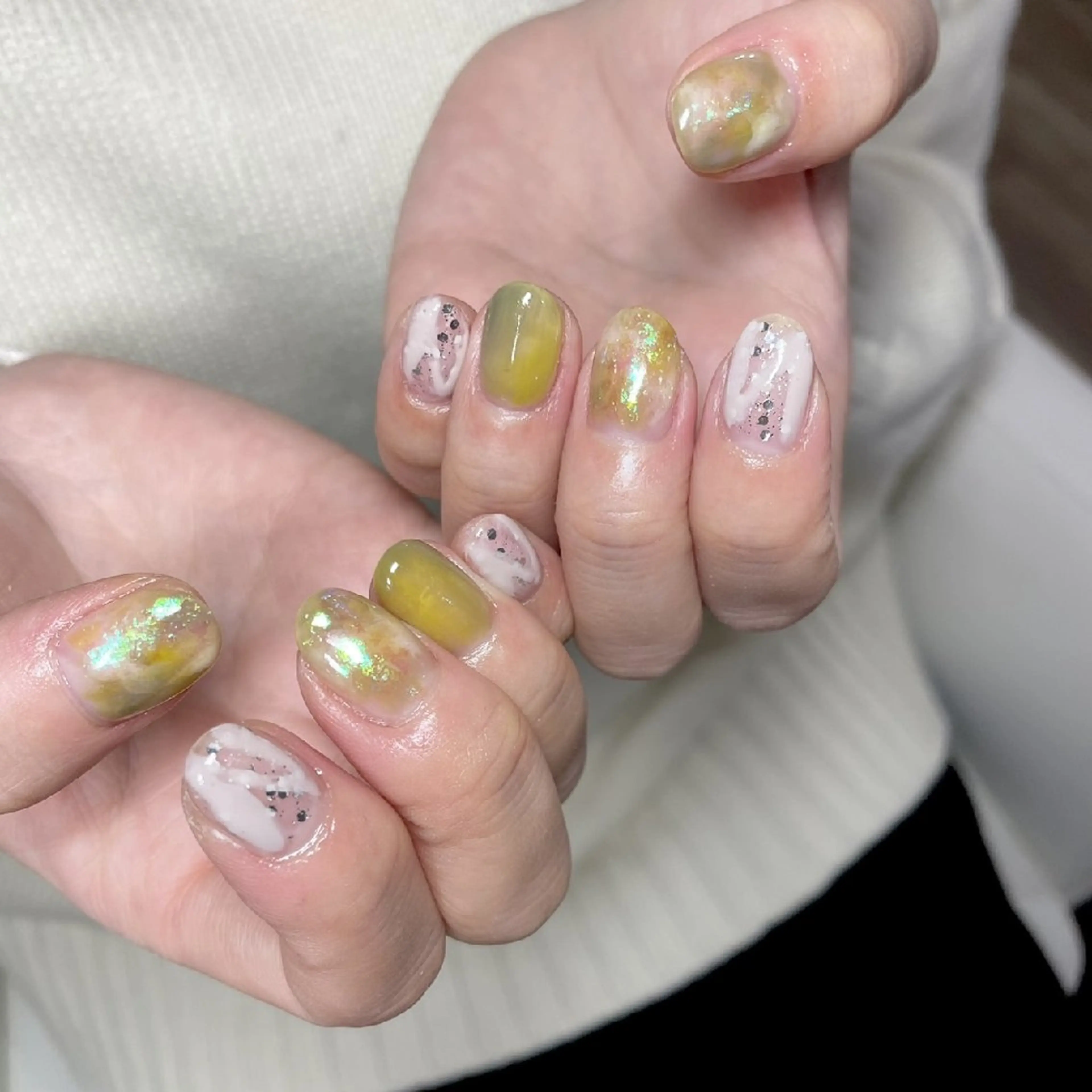 ネイル サメ猫 マーヤのネイルデザイン