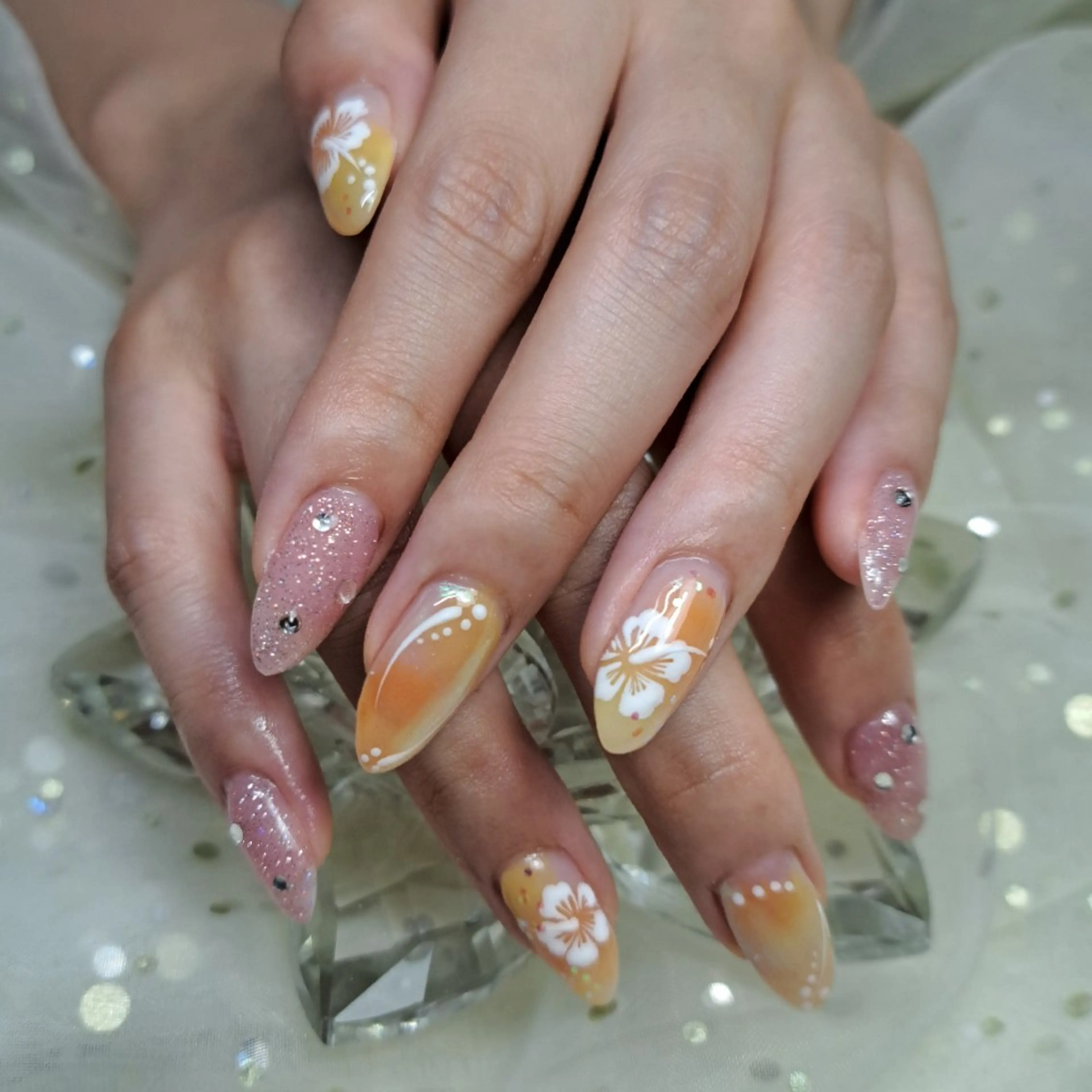 ネイル フラッシュネイル HAYASHI  Nのネイルデザイン