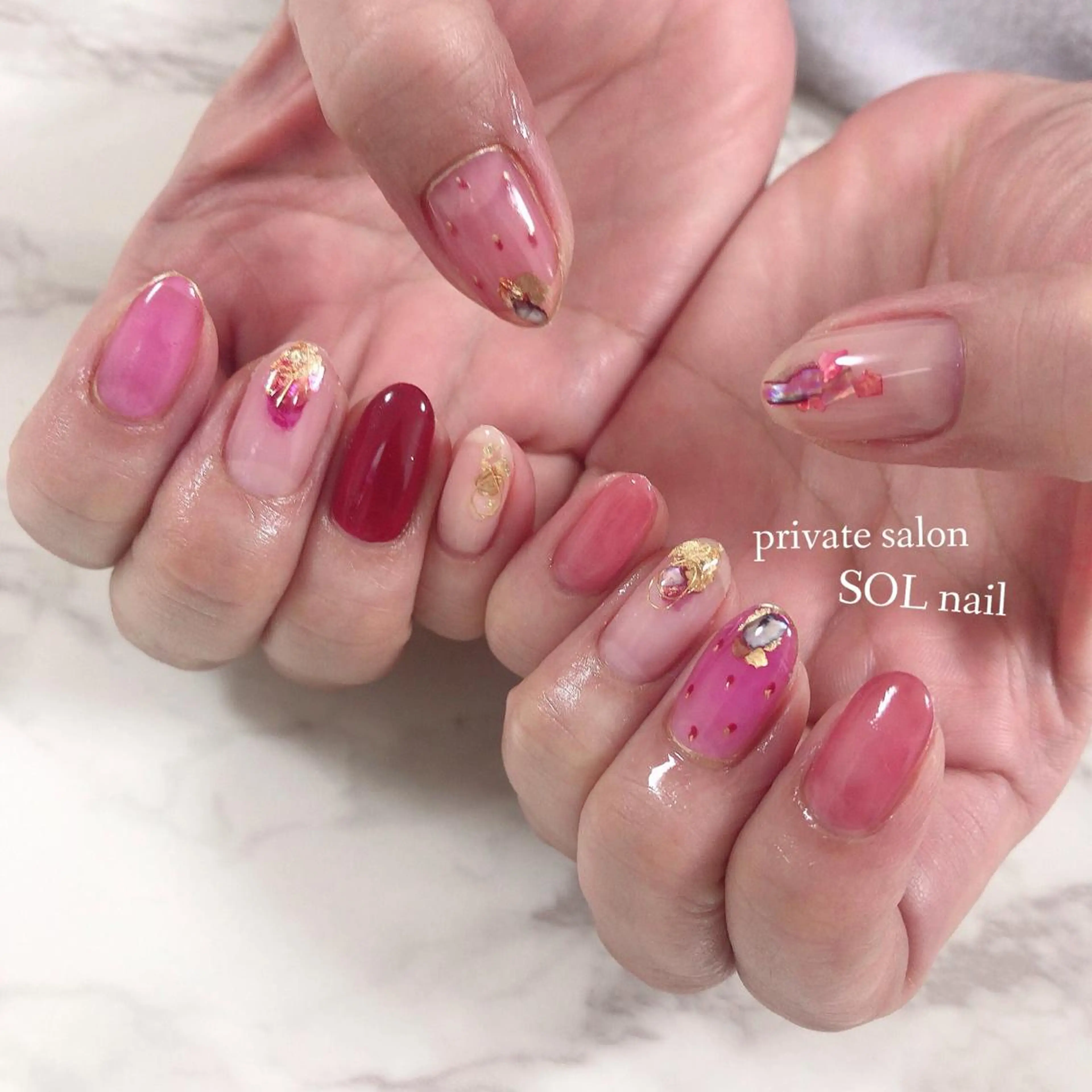 ネイル SOL NAILのネイルデザイン