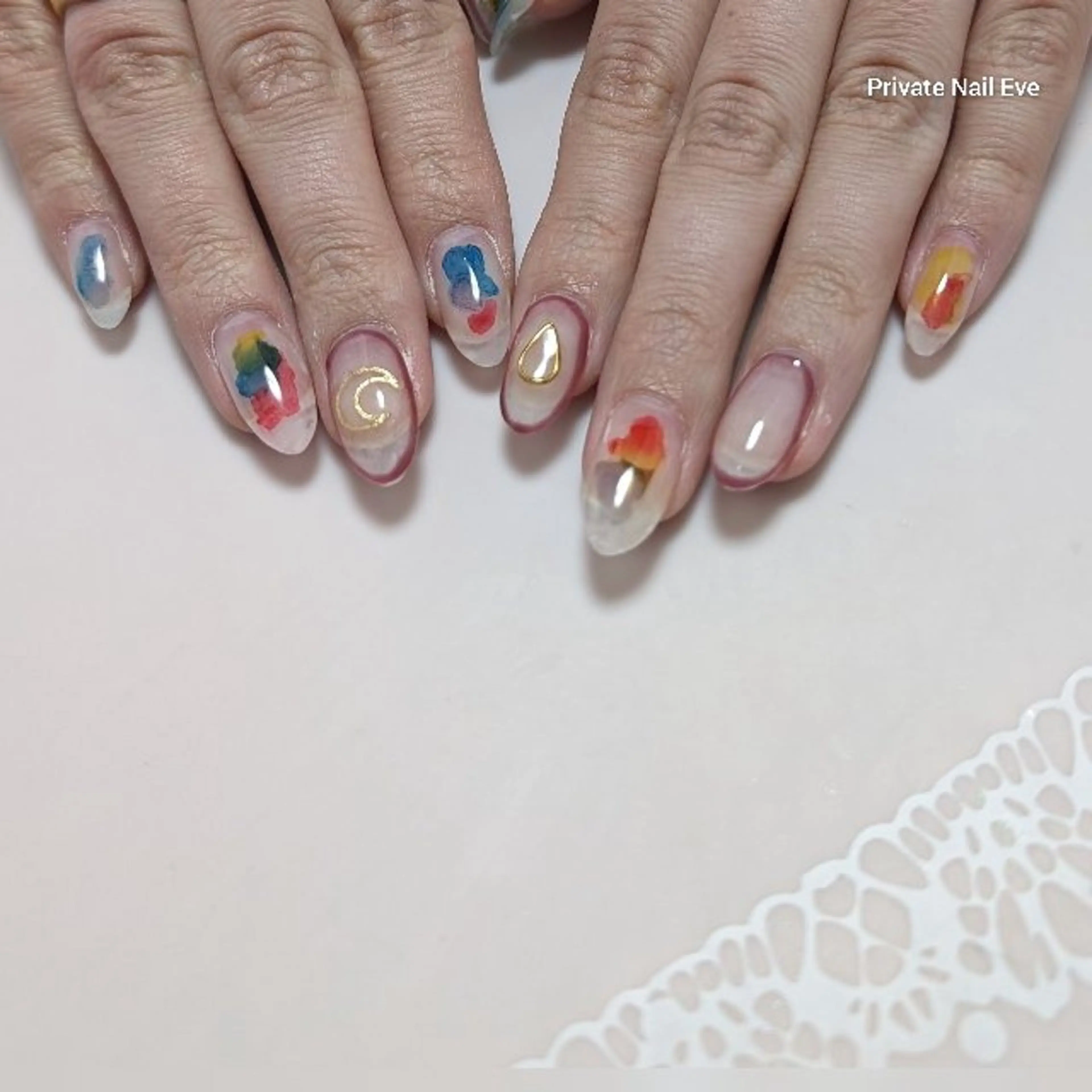 ネイル 持ち込み スカルプネイル ハンドネイル ネイル junkoのネイルデザイン