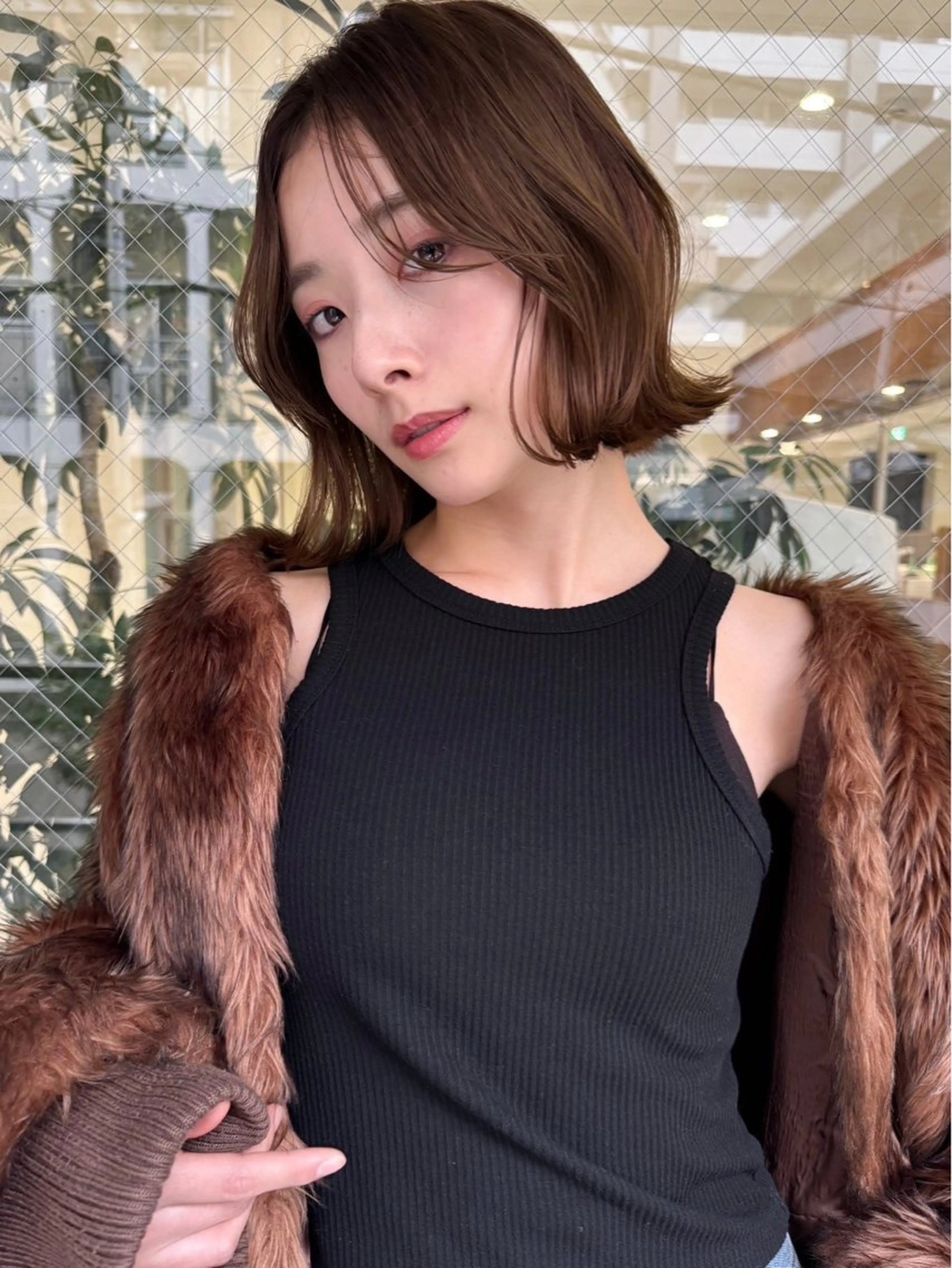 ショート ショートボブ ボブ ハイライト 髪質改善 レイヤーカット カット ヨシミ カズヤのヘアスタイル