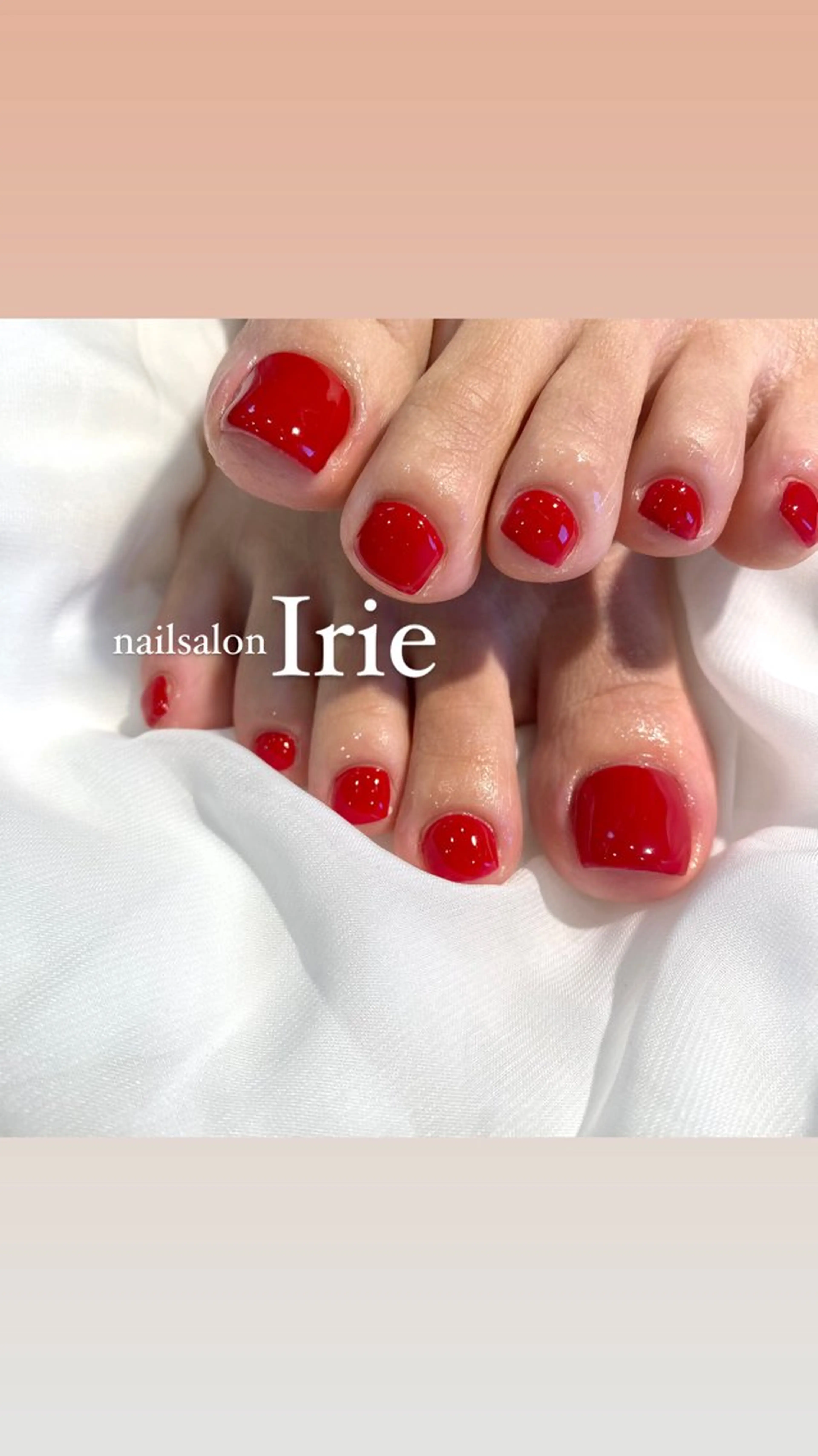 ネイル フットネイル 清水 絵里奈のネイルデザイン