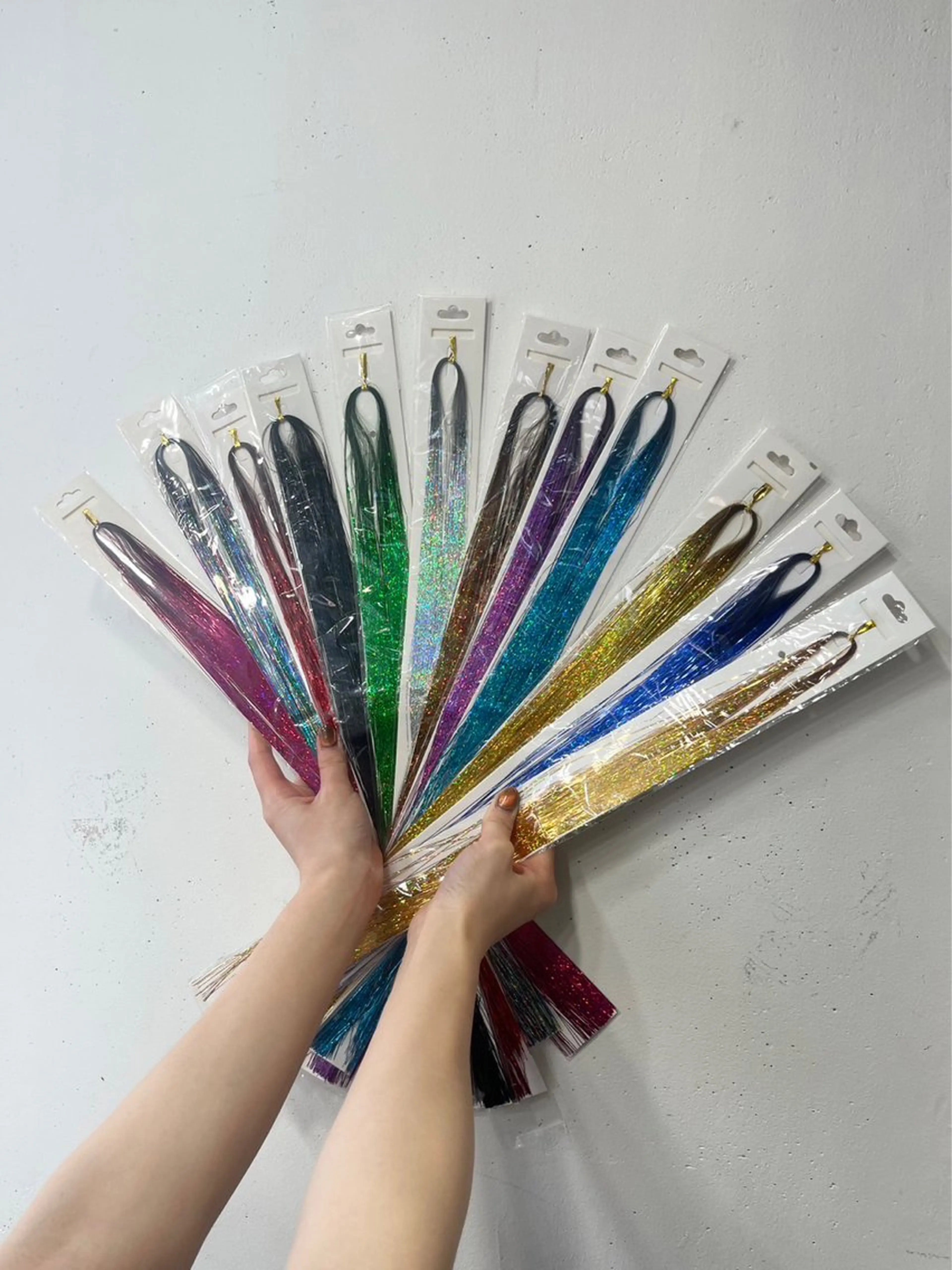 推しカラーに💖ティンセル🧬の写真