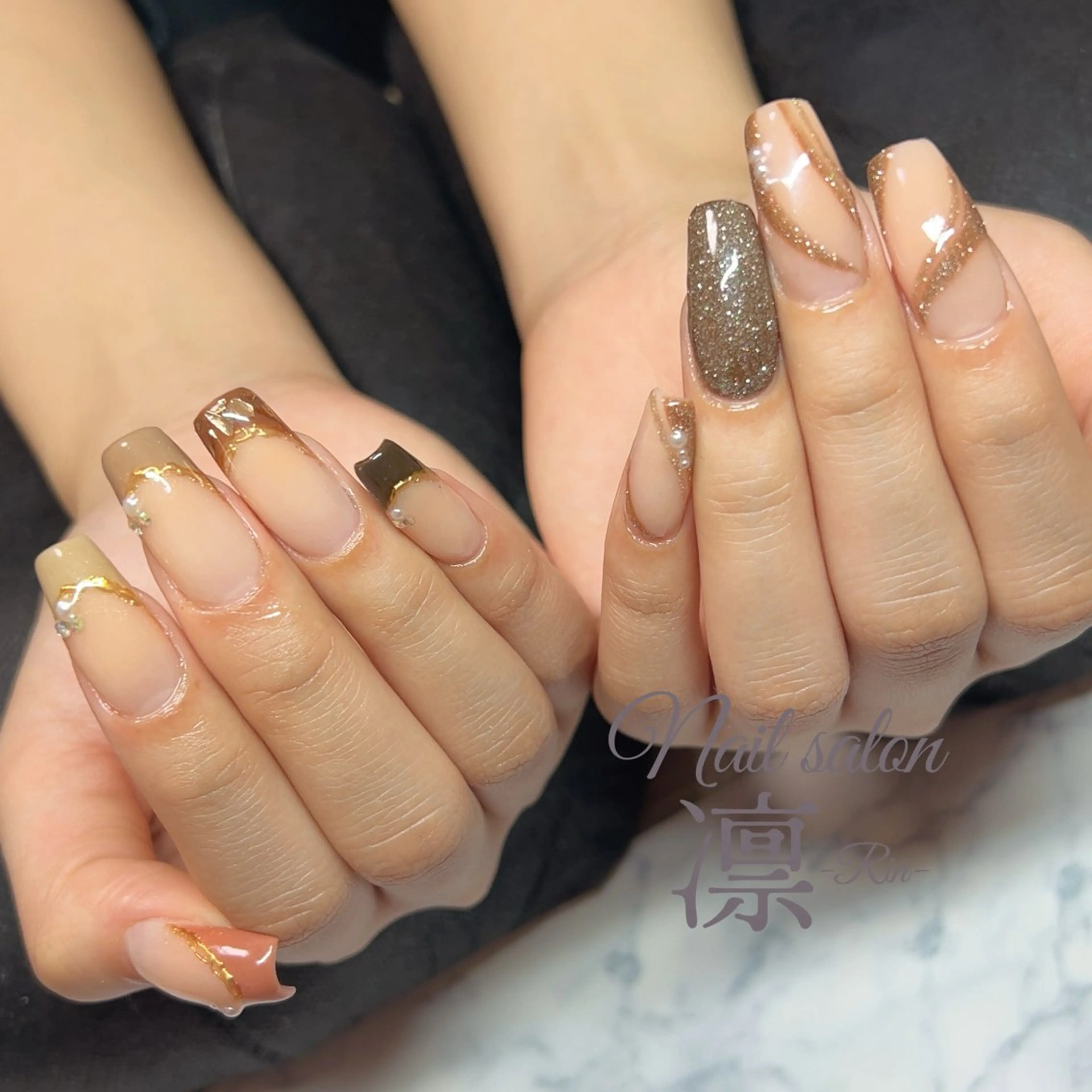 ネイル スカルプネイル private salon凛のネイルデザイン