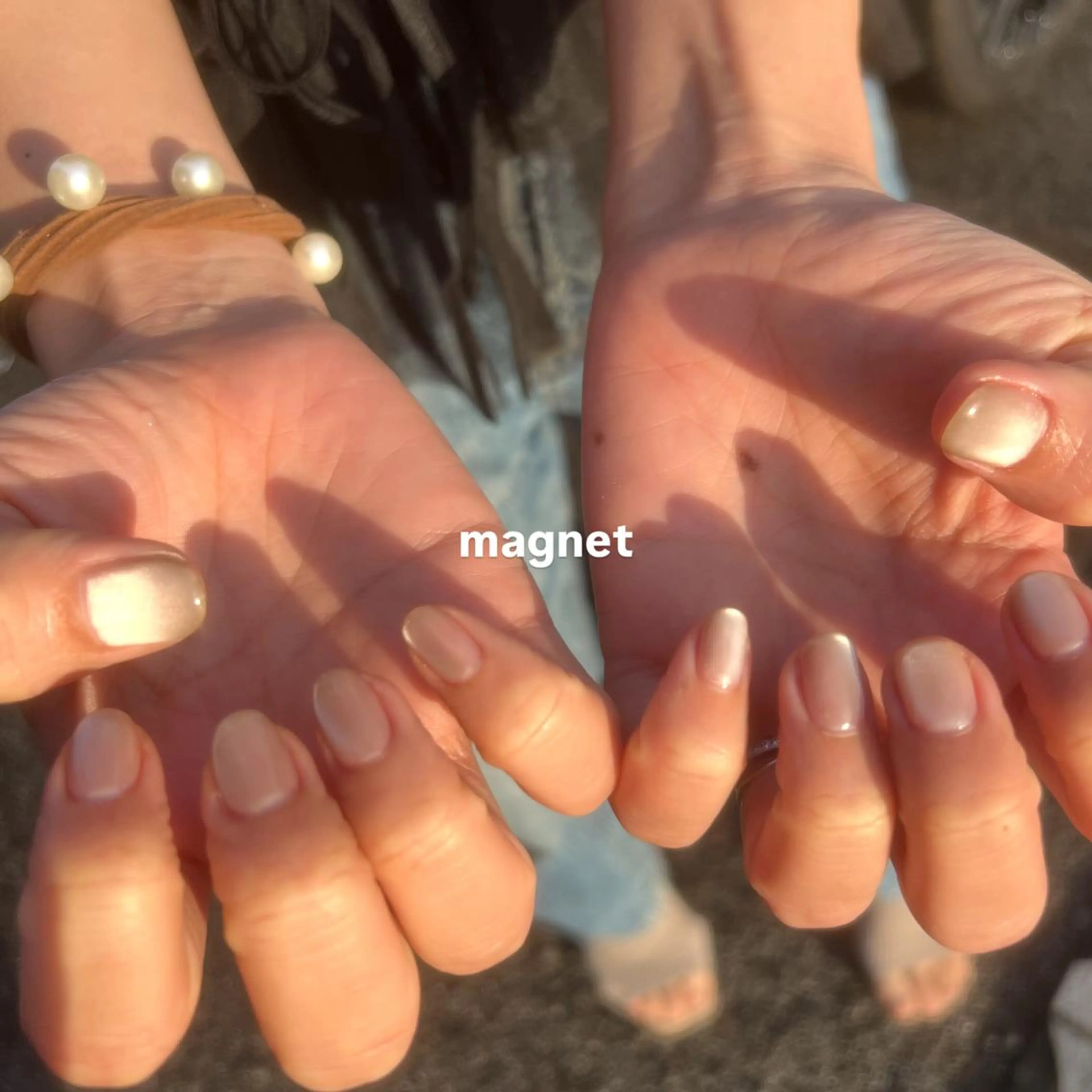 ネイル マグネットネイル ハンドネイル Teasiameme 宮本のネイルデザイン