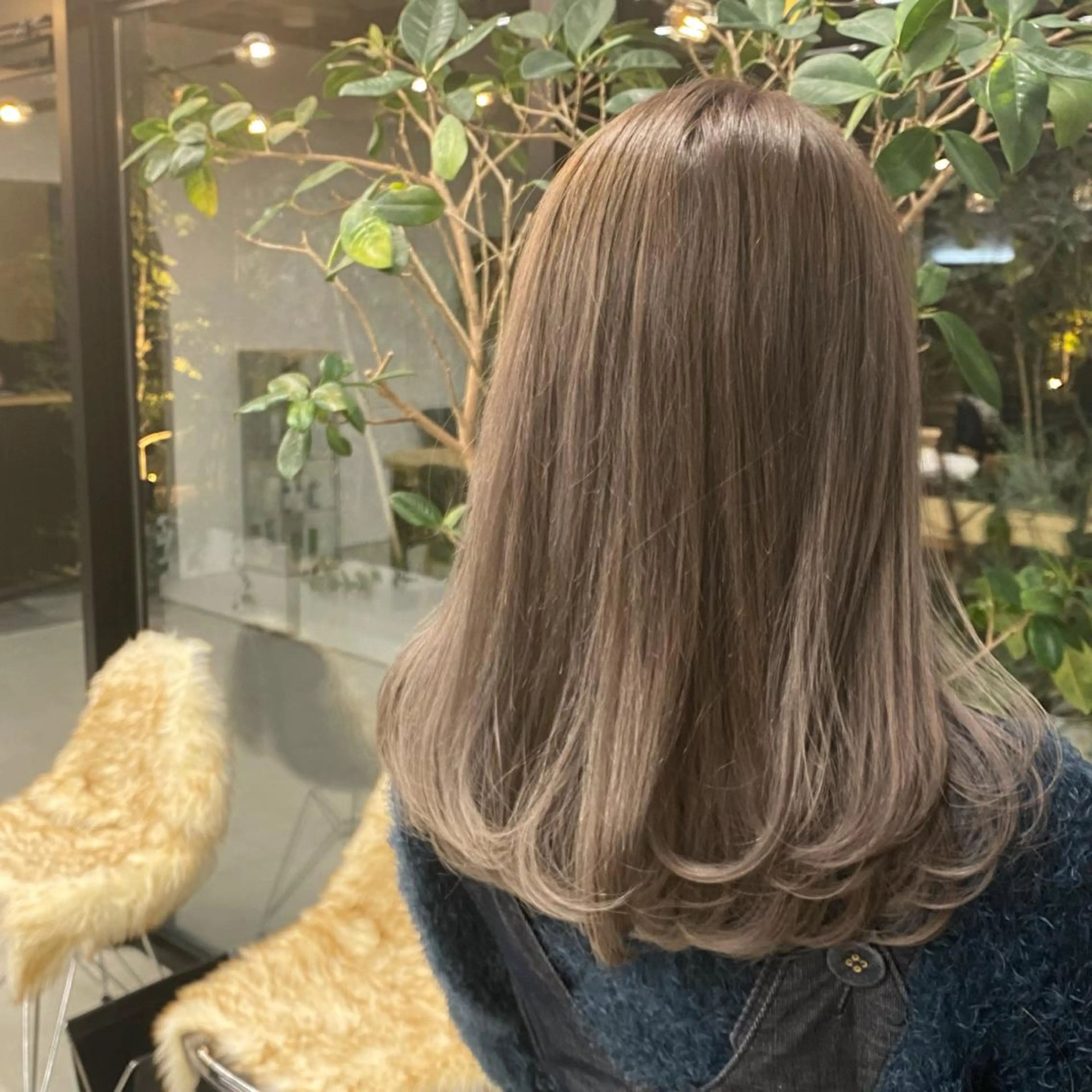 ミディアム 天神/透明感カラー ツヤ髪/nonokaのヘアスタイル