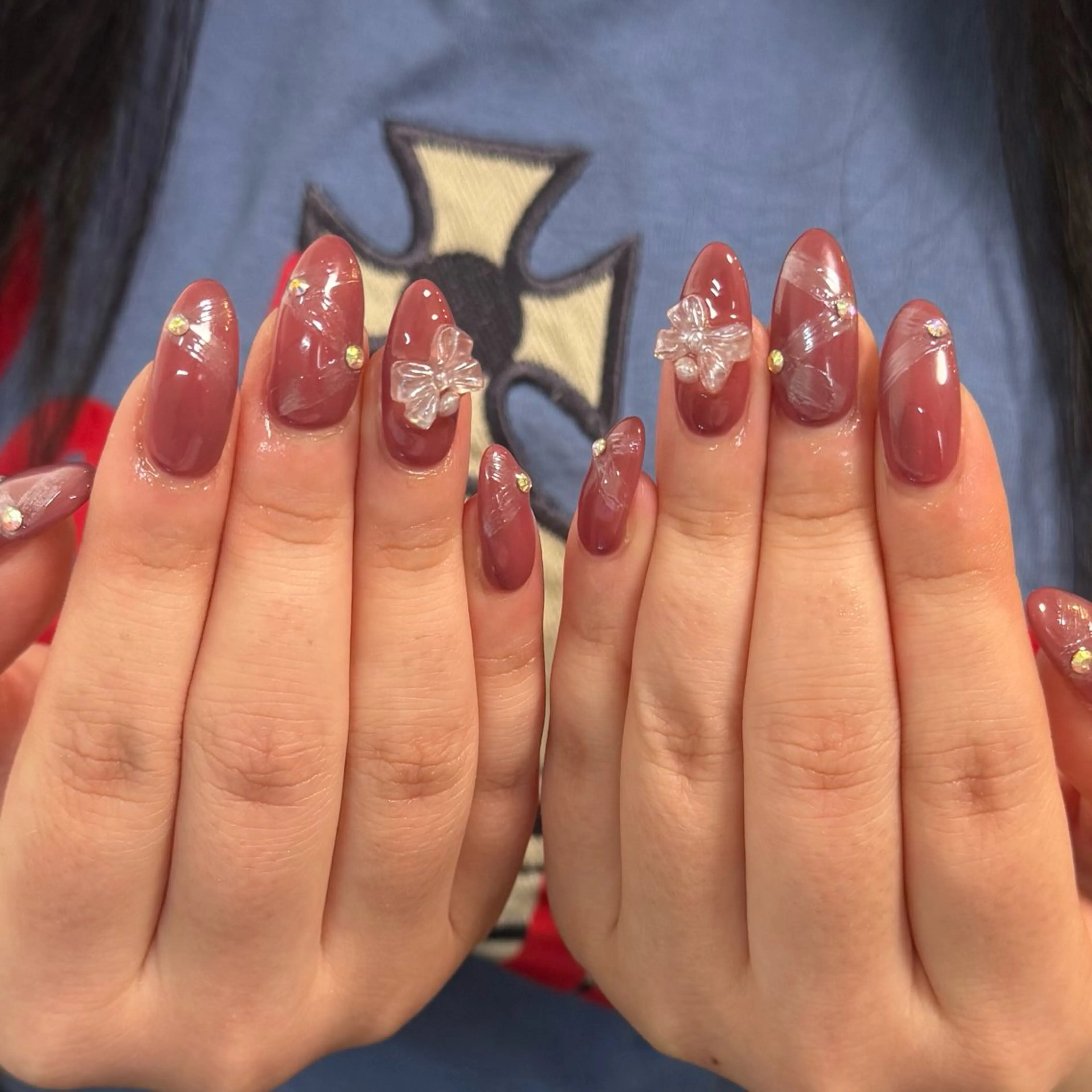 ネイル ハンドネイル yano Ribbon佐野店のネイルデザイン