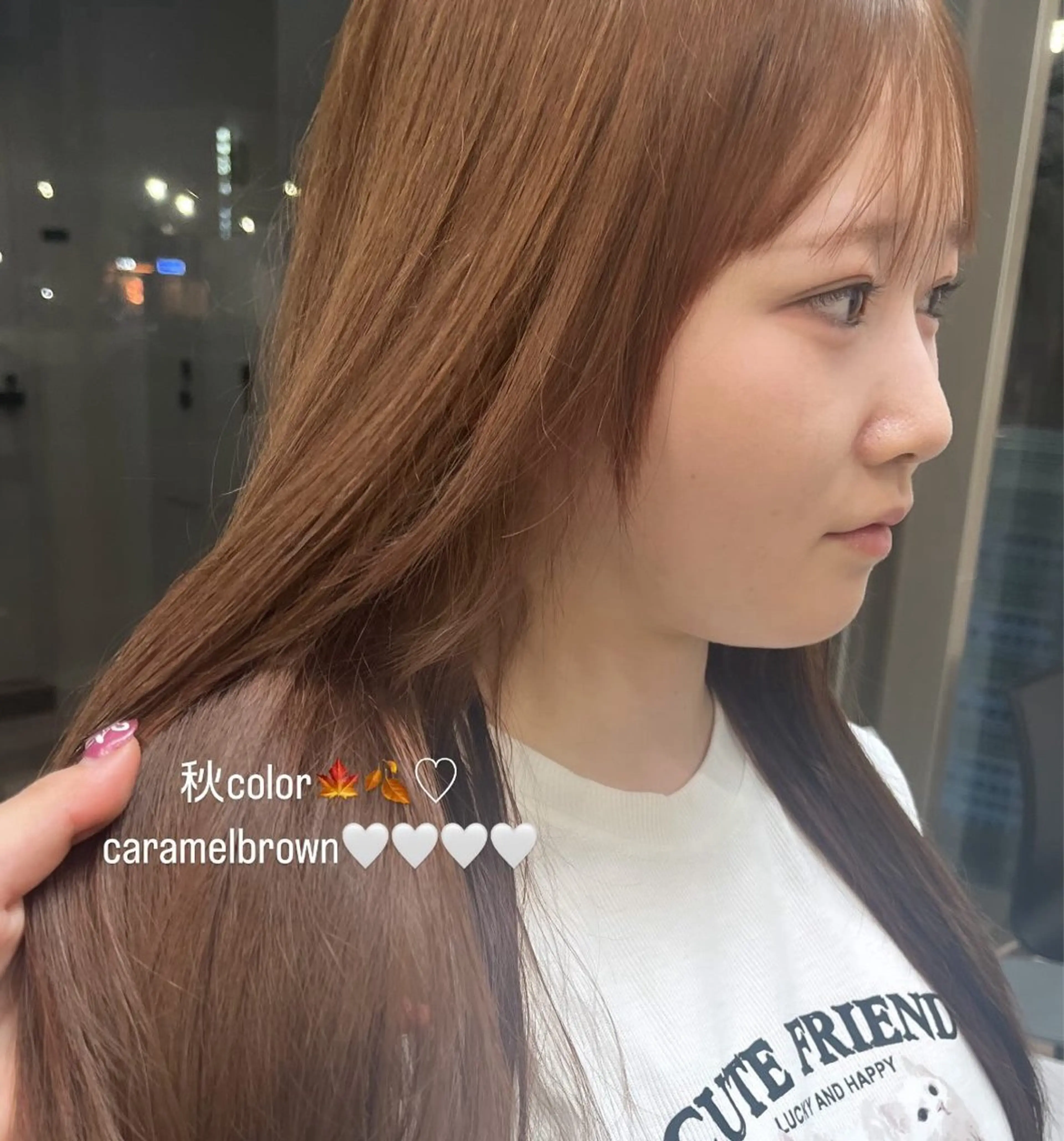 カラー hair design emii.所属・河野 未空のヘアスタイル