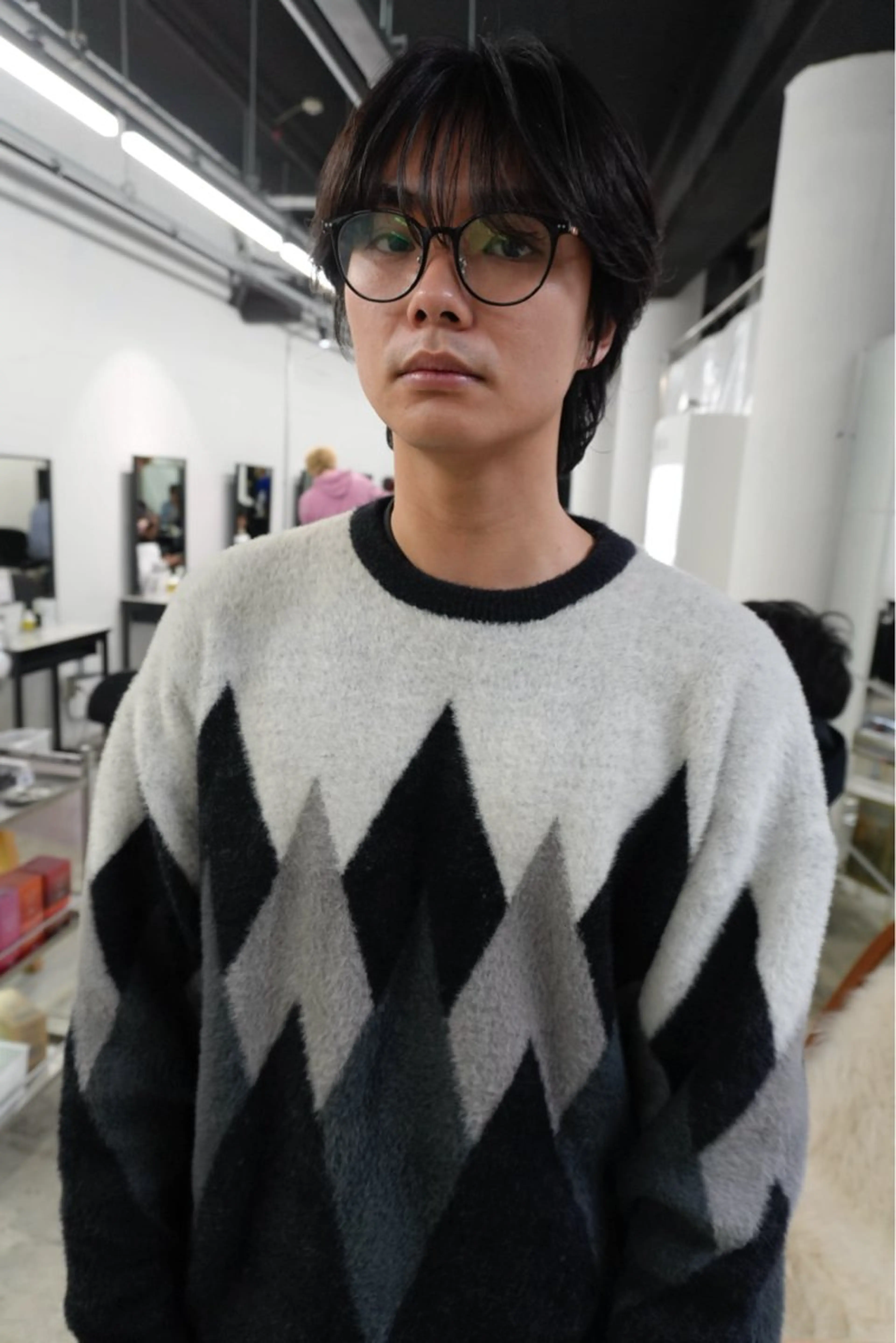 ショート パーマ メンズ カット パーマ トリートメント ヘアセット Pia/KIRIA /福岡美容室のヘアスタイル