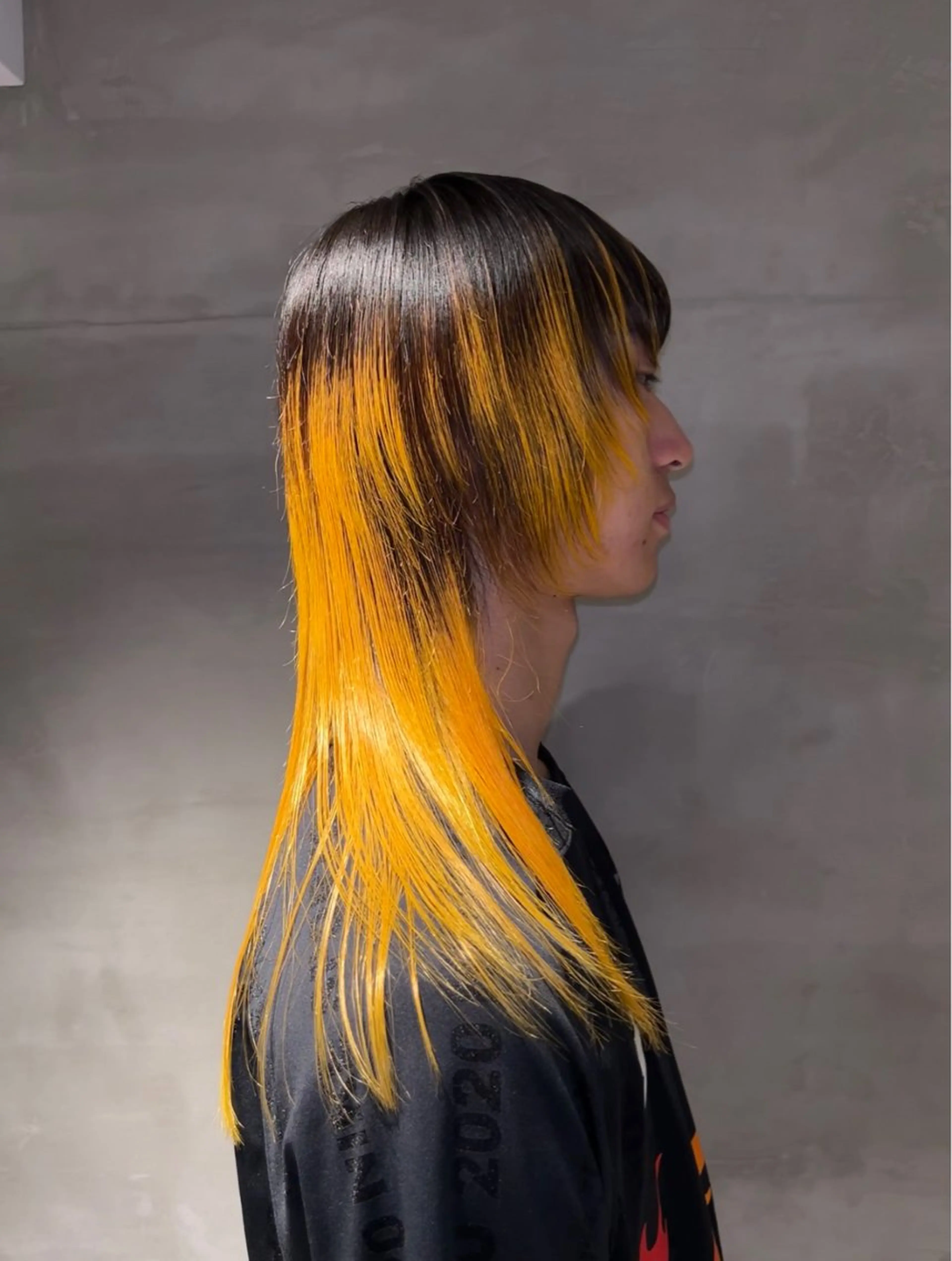 セミロング カラー メンズ L&Co所属・タナカ カナ🫧のヘアスタイル