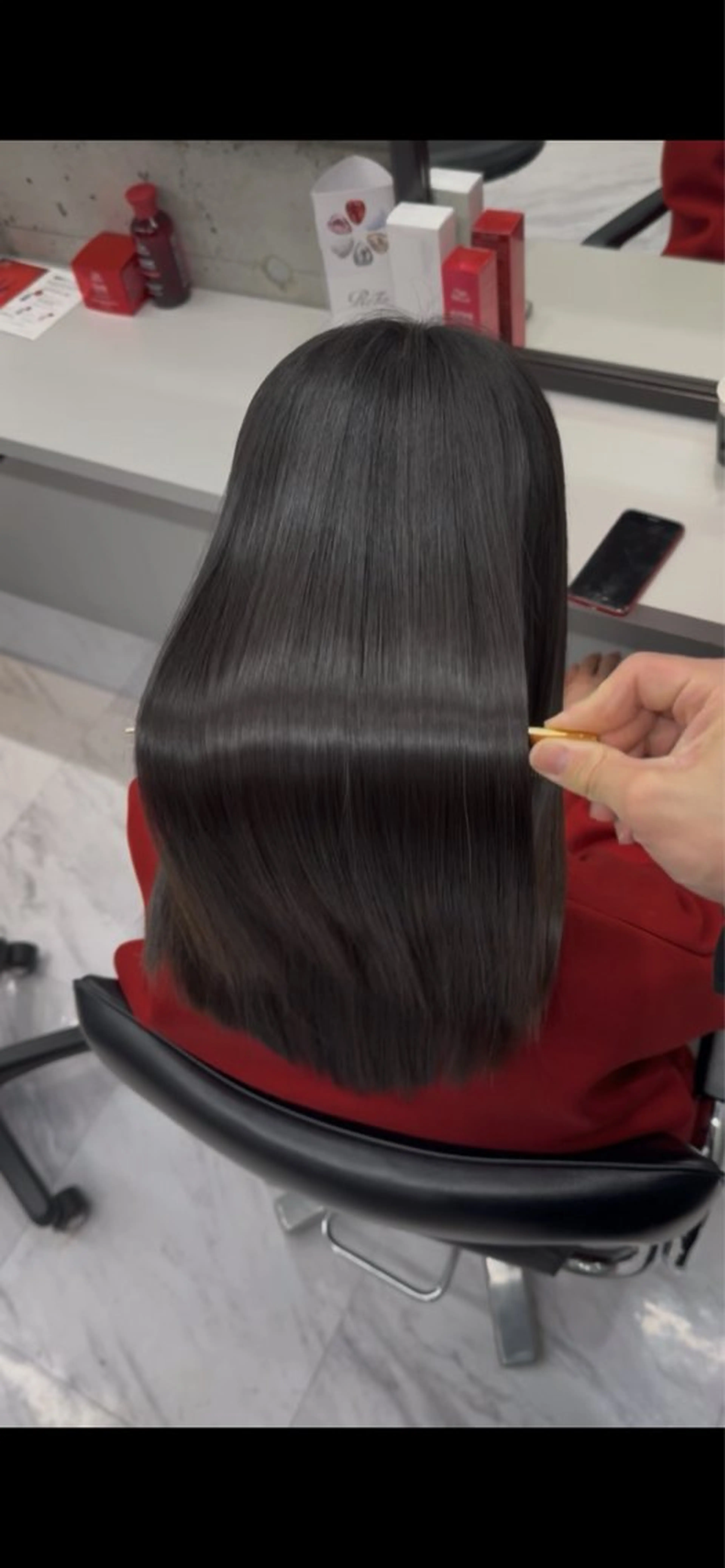 ロング 武内 風馬のヘアスタイル