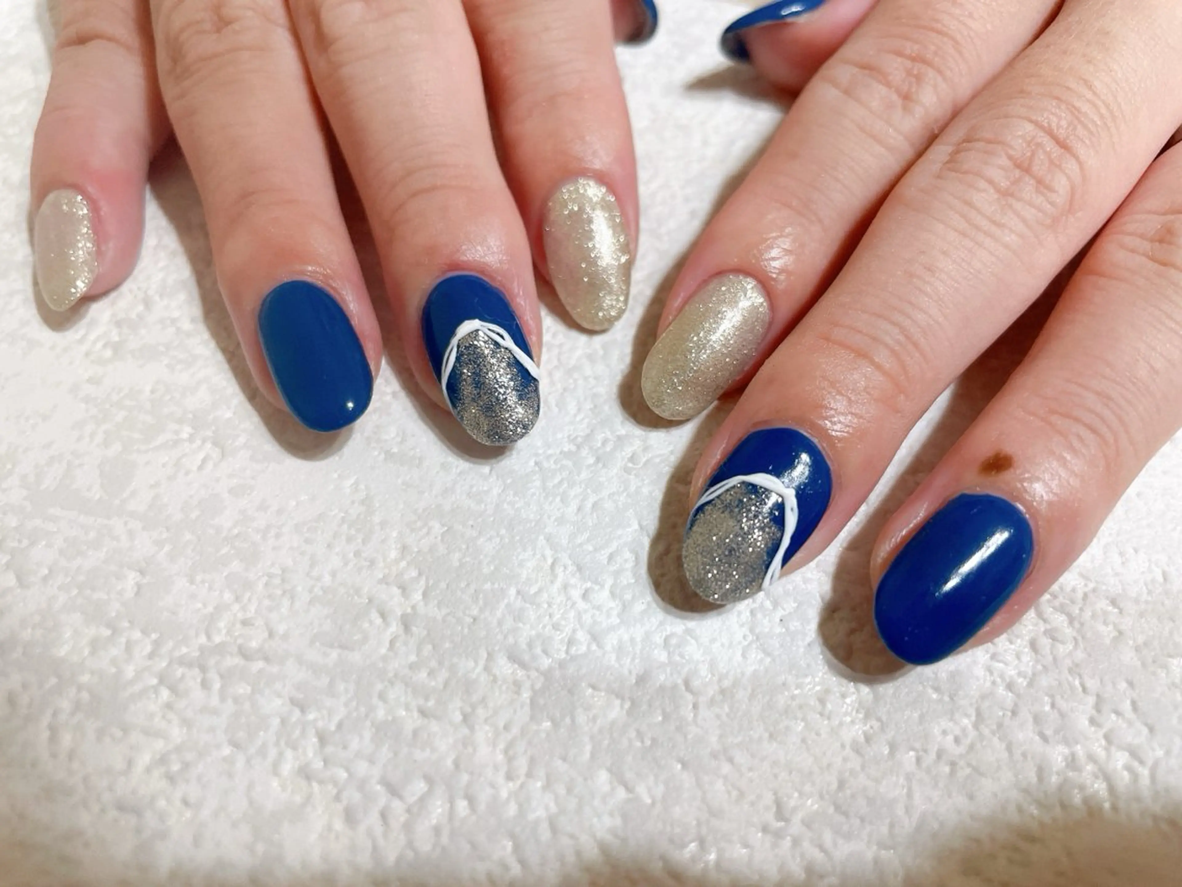 ネイル ジェルネイル 韓国ネイル パラジェル 冬ネイル ハンドネイル kikinail 溝の口のネイルデザイン