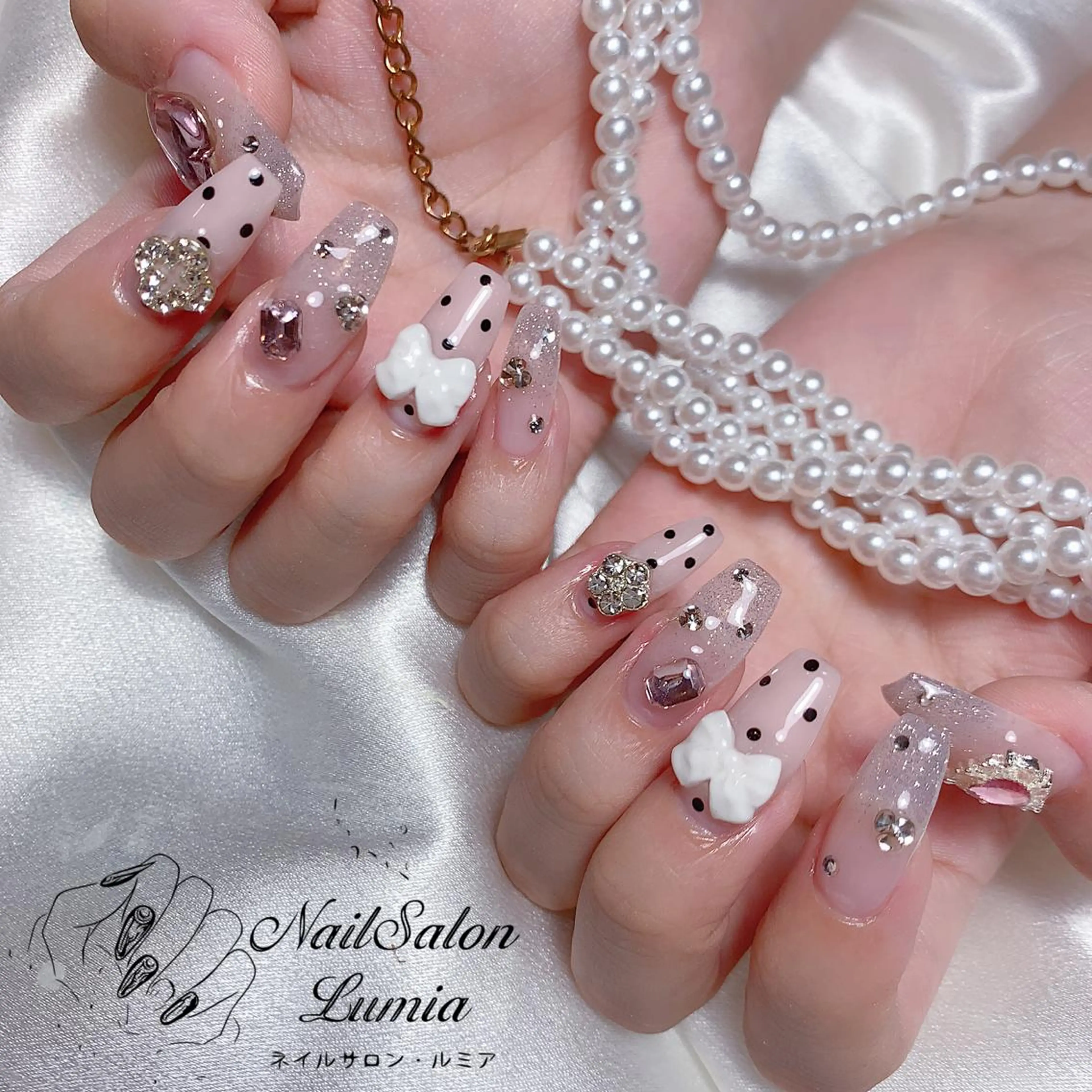 ネイル ハンドネイル ネイルサロン ルミア Lumia 店長のネイルデザイン