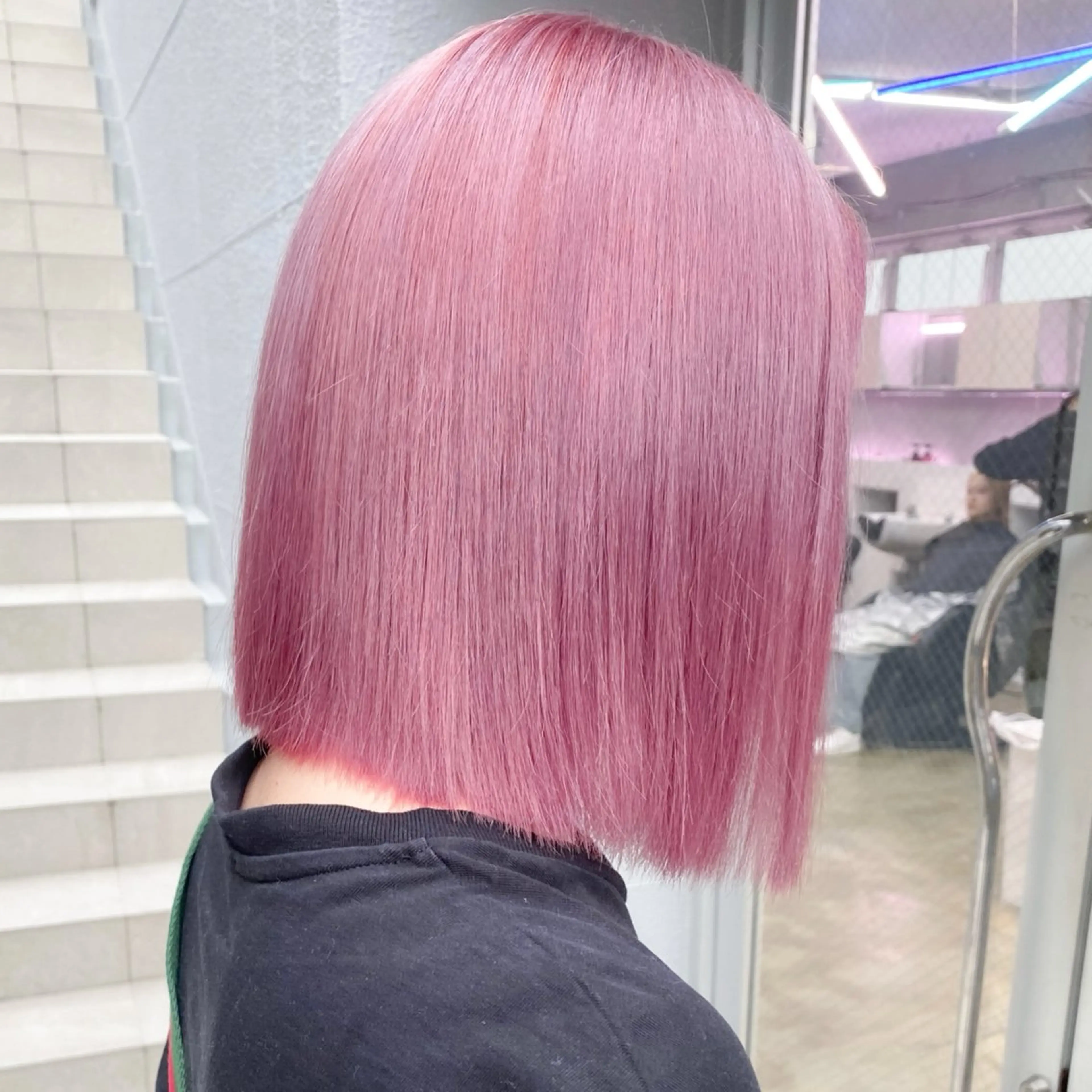 ミディアム カラー ヘアアレンジ 💗💗韓国レイヤー yu-ki💗💗のヘアスタイル