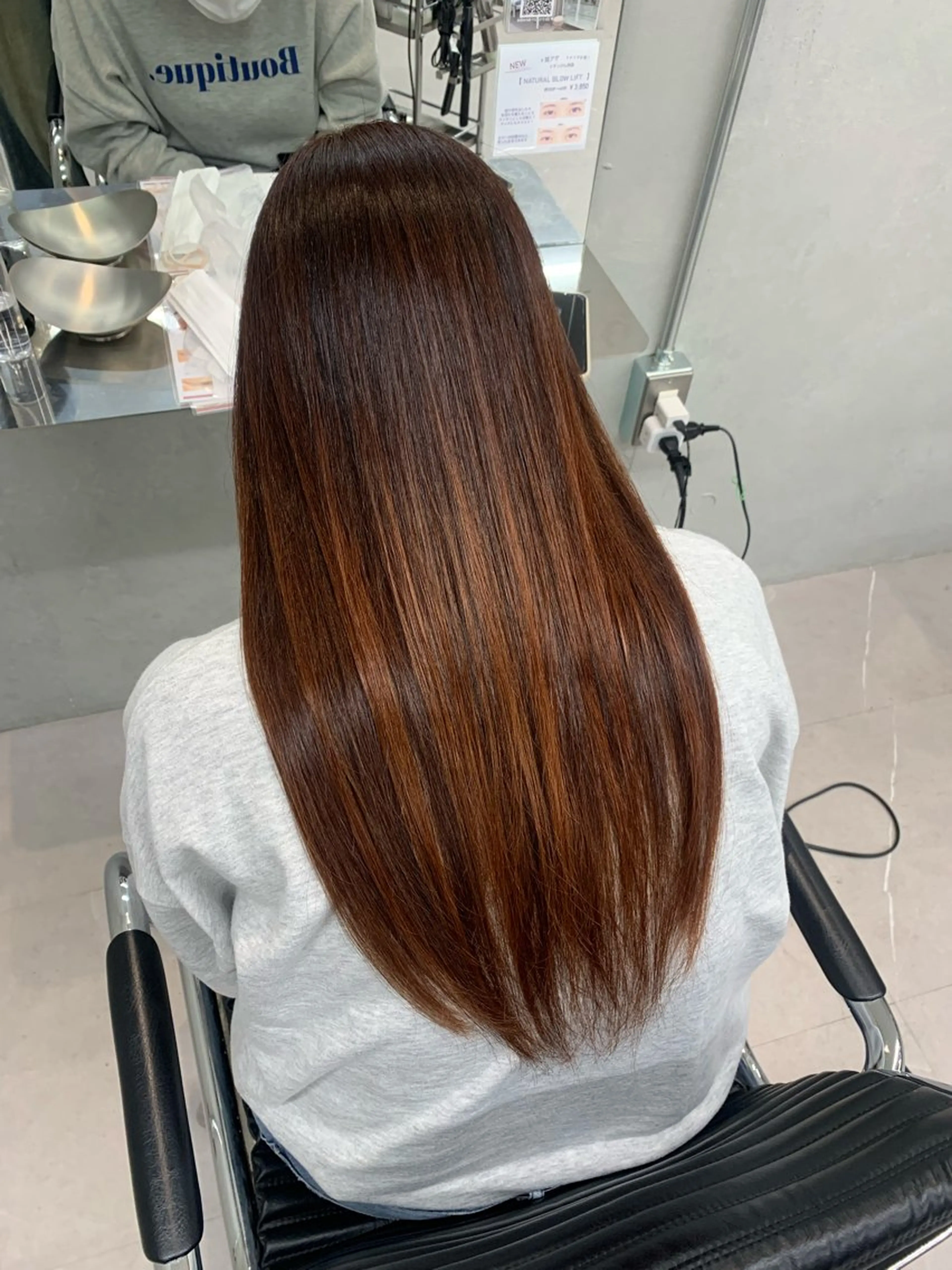 ロング カラー io NANAのヘアスタイル