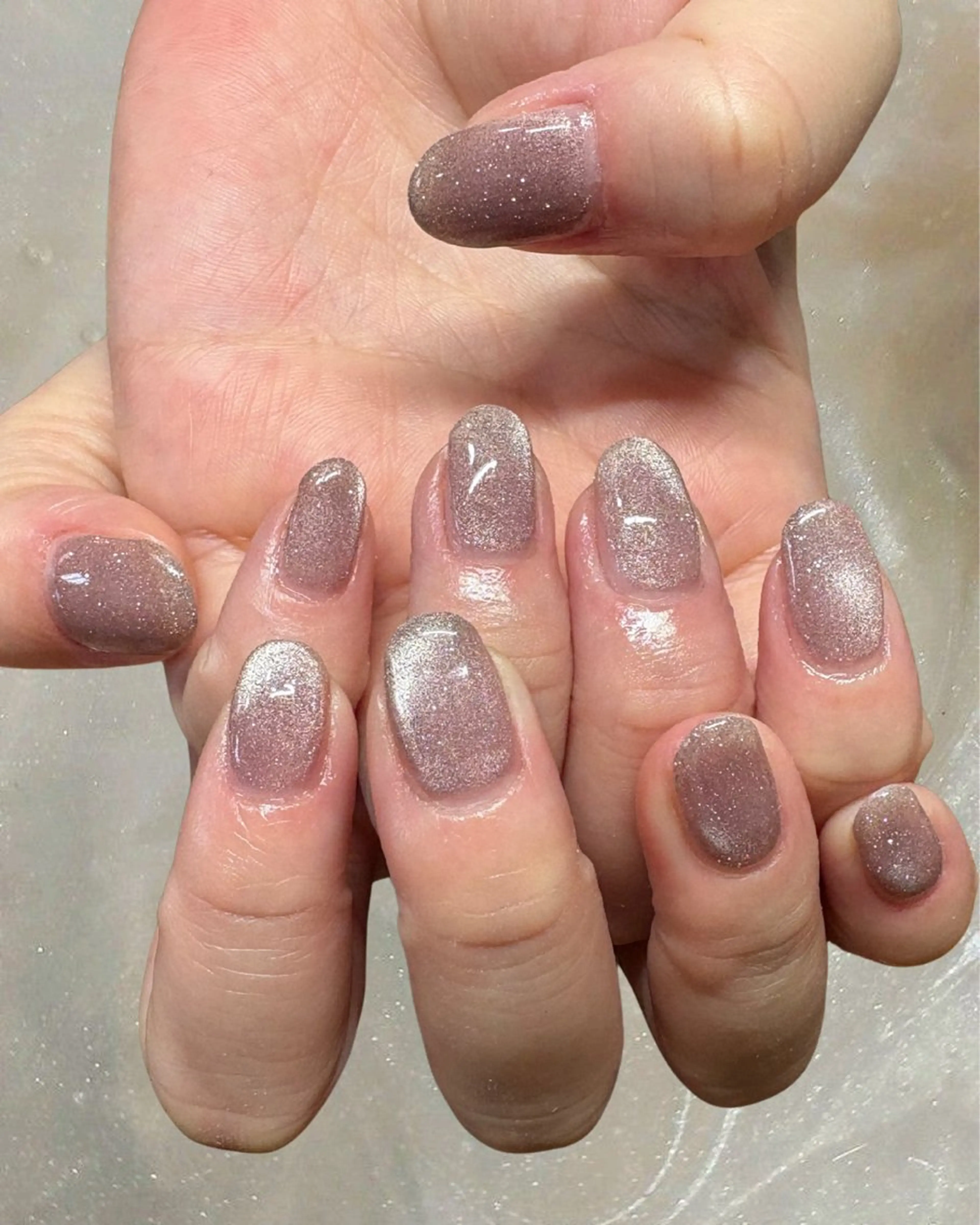 ネイル マグネットネイル ハンドネイル 馬谷 瑠莉のネイルデザイン