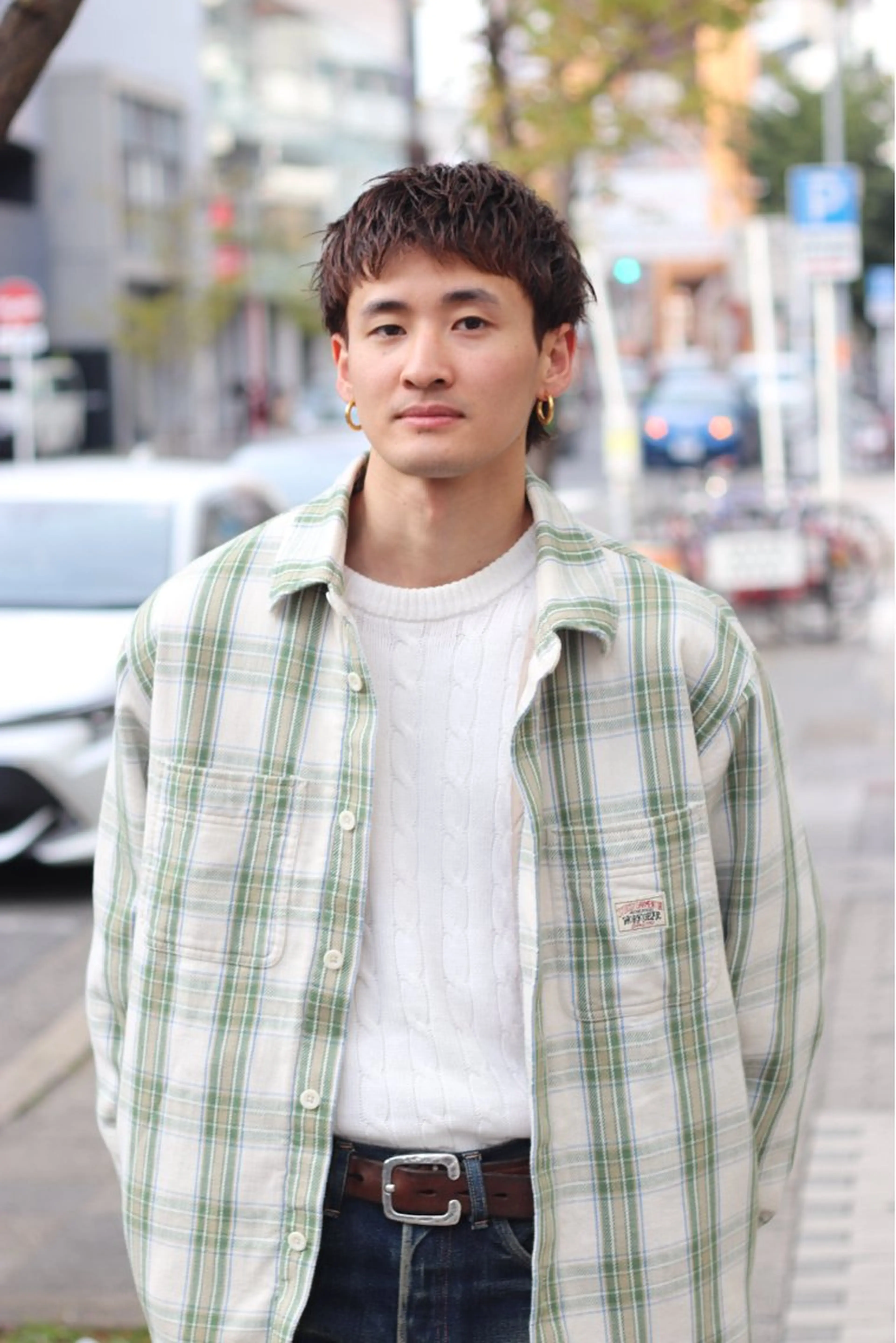 ショート カラー メンズ メンズブリーチ ブリーチ ブリーチなしカラー カット ヘアカラー joh/メンズカット /ブリーチ/UKヘアのヘアスタイル