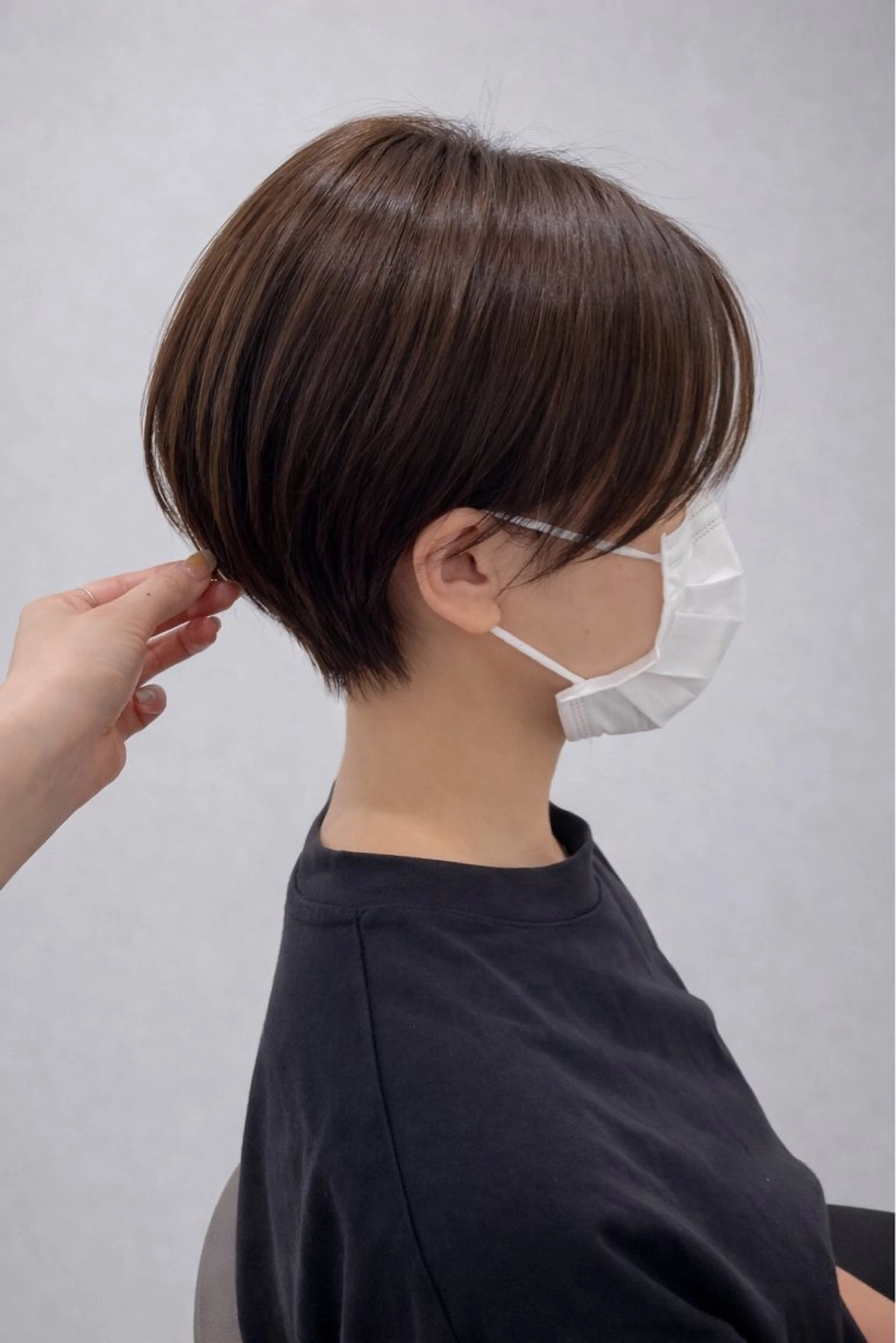 ショート カット ヘアカラー トリートメント midori osawaのヘアスタイル