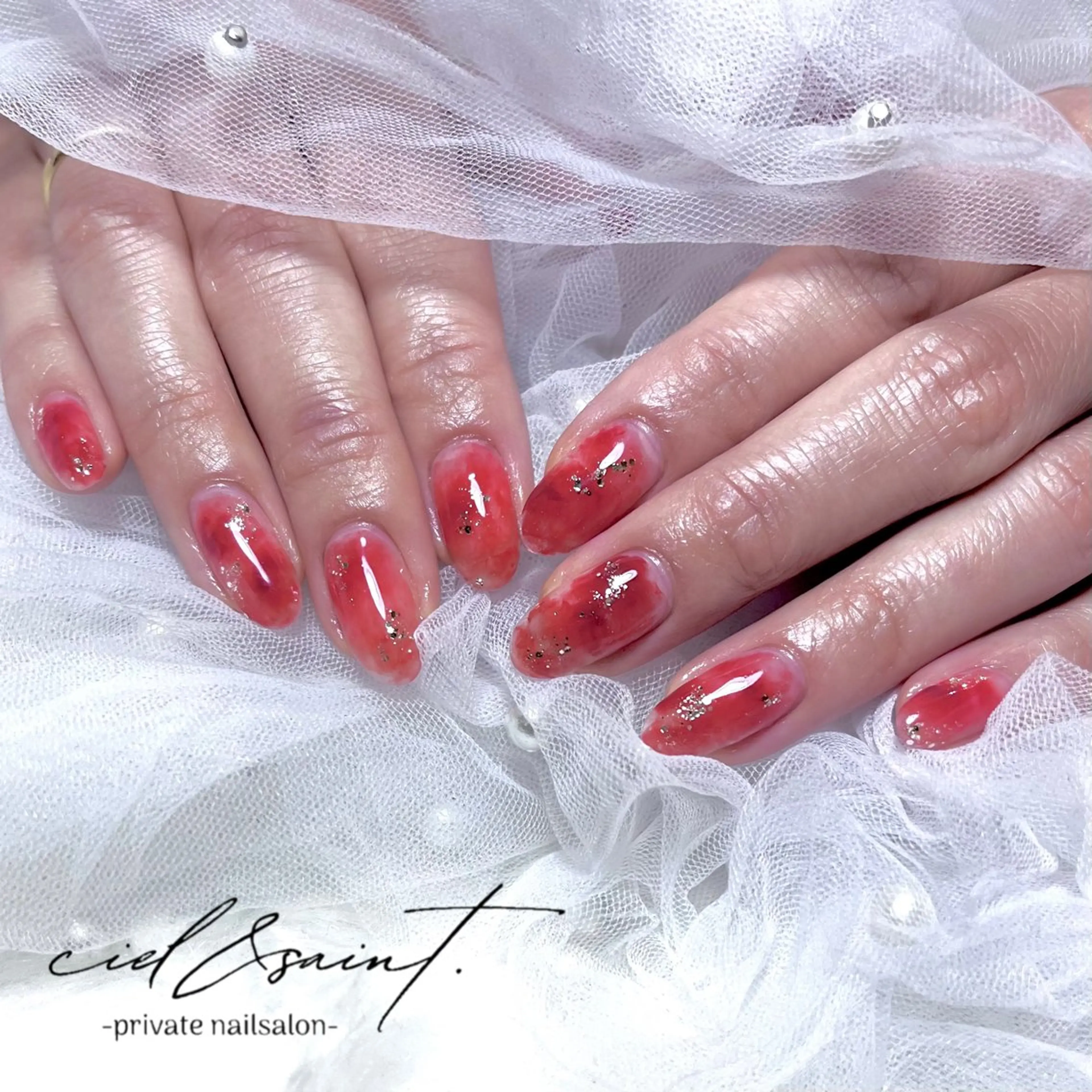 ネイル ハンドネイル nail salon ciel&saintのネイルデザイン