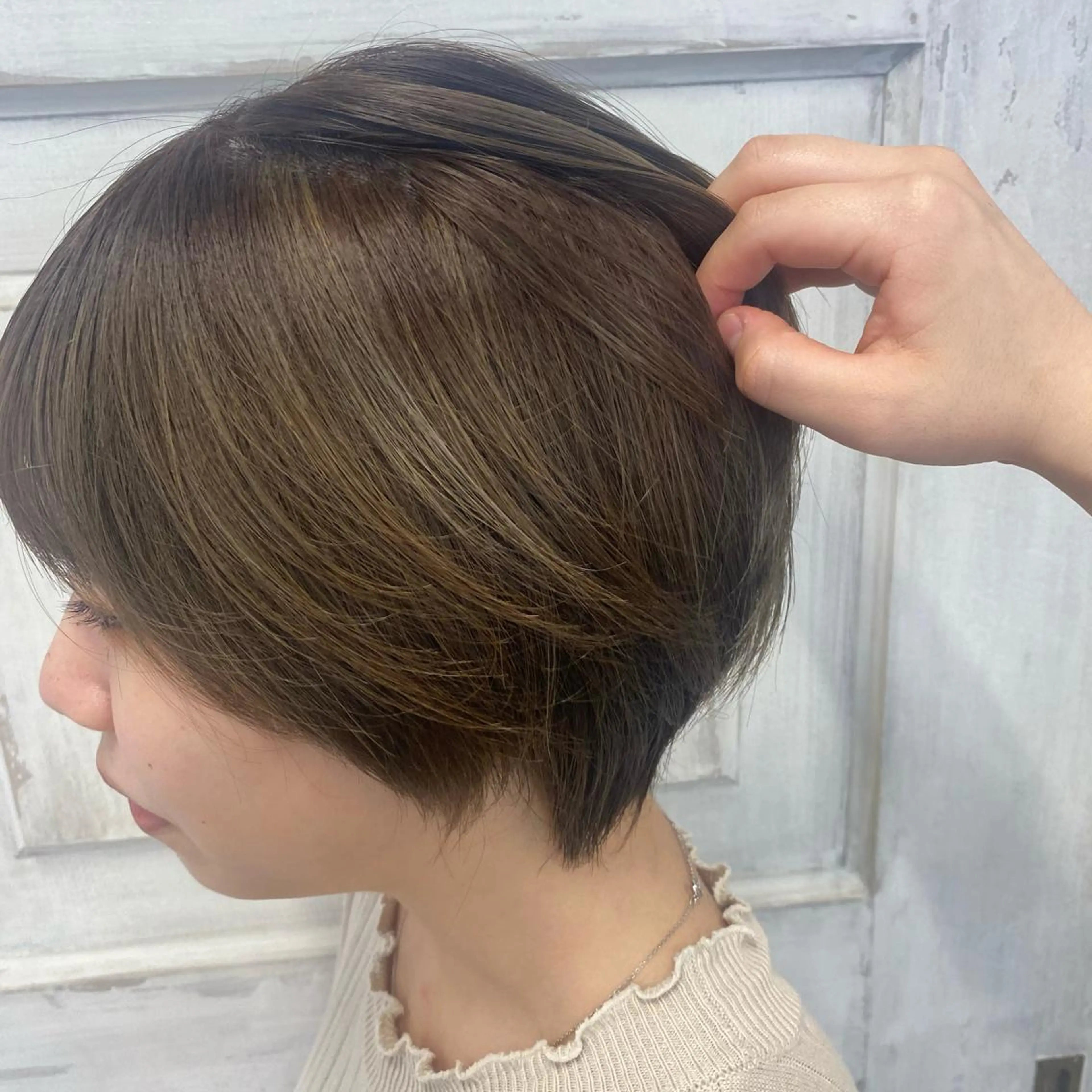 ショート ハイライト メンズカット/パーマ 👟黒田紗名👟のヘアスタイル