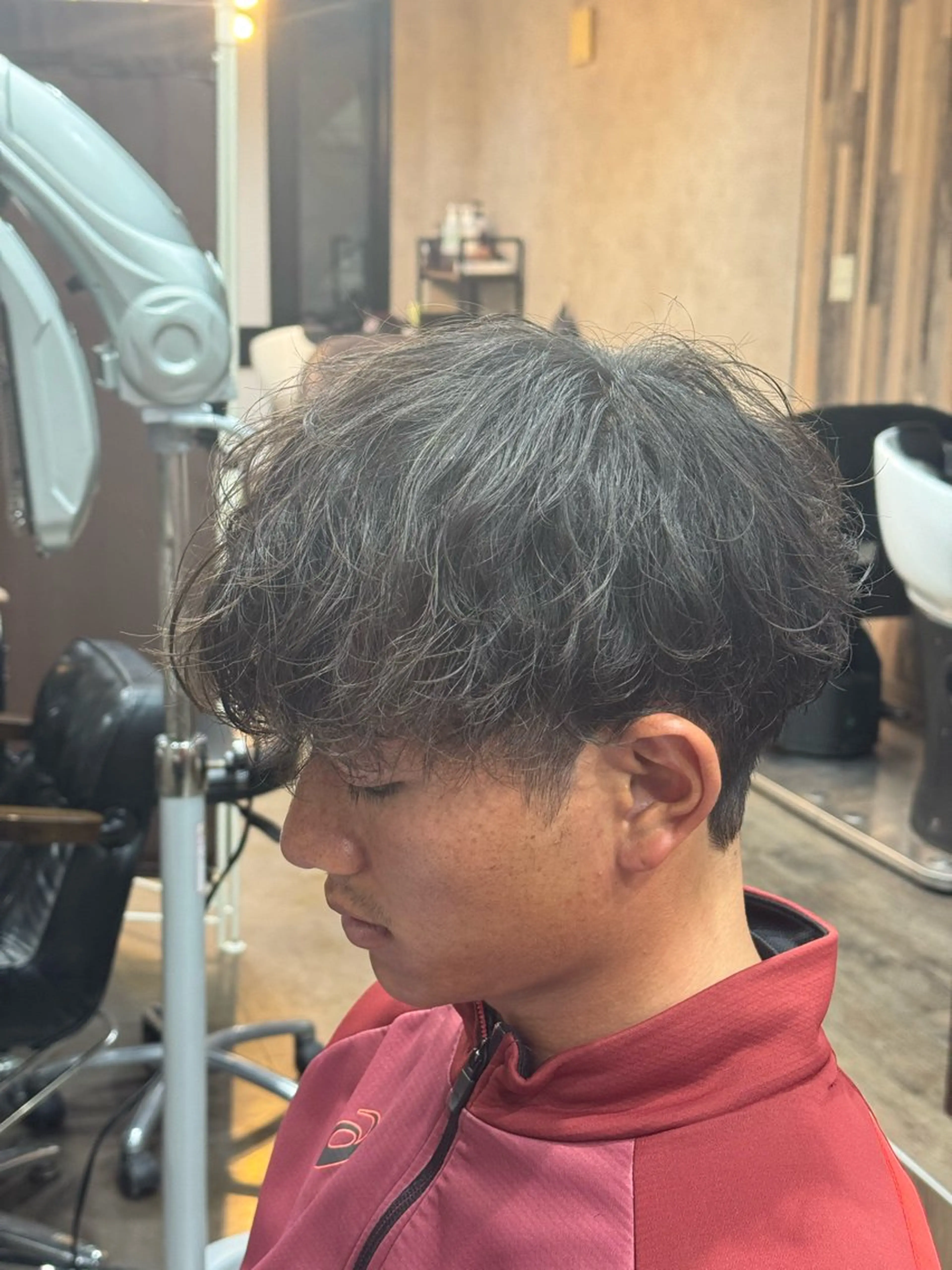 パーマ メンズ メンズパーマ 毛流れ/シャドウ 🇰🇷AYATOのヘアスタイル