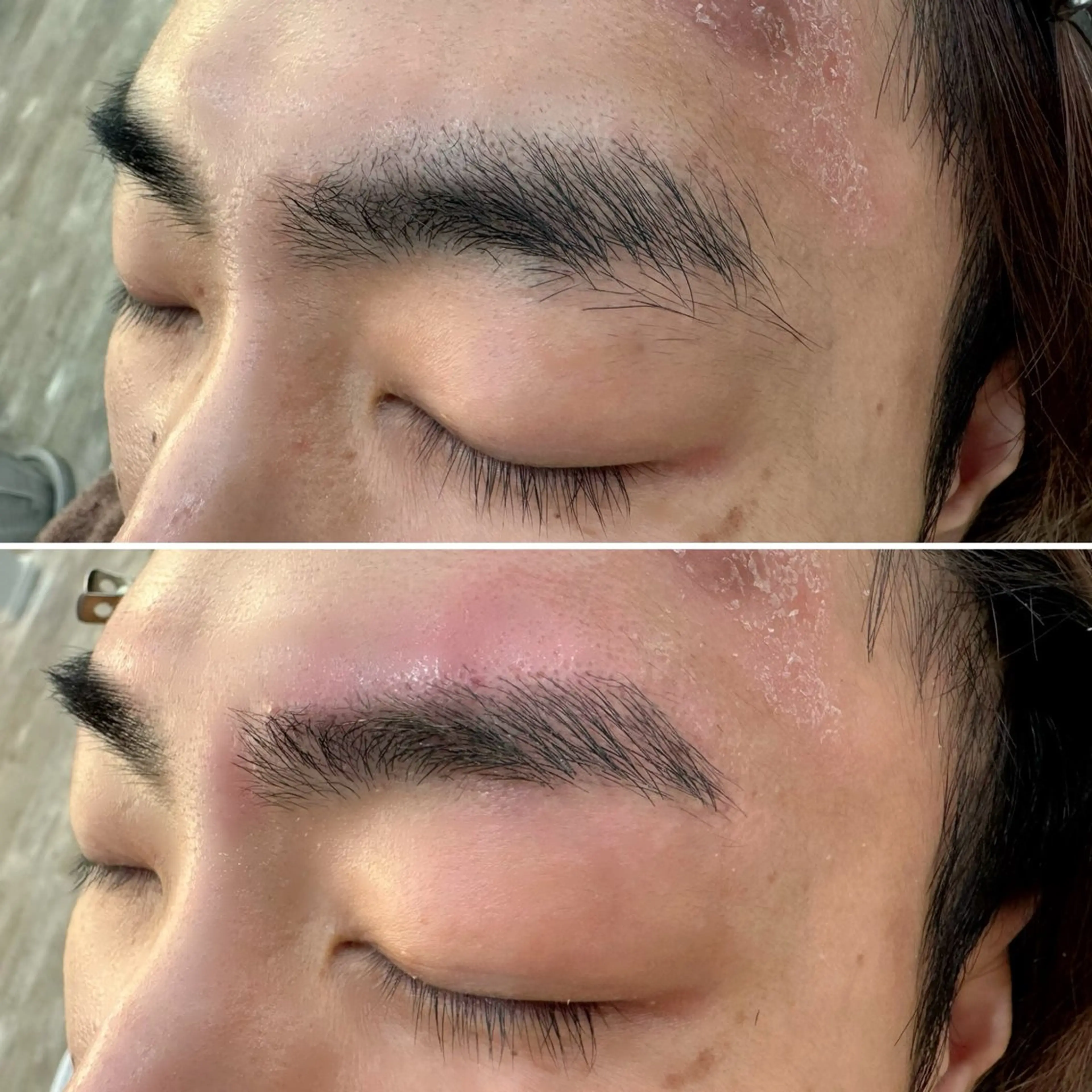 アイブロウ ワックス脱毛 眉カット "PEPPU "所属・派手髪、ハイトーン ショートヘアShinのヘアスタイル