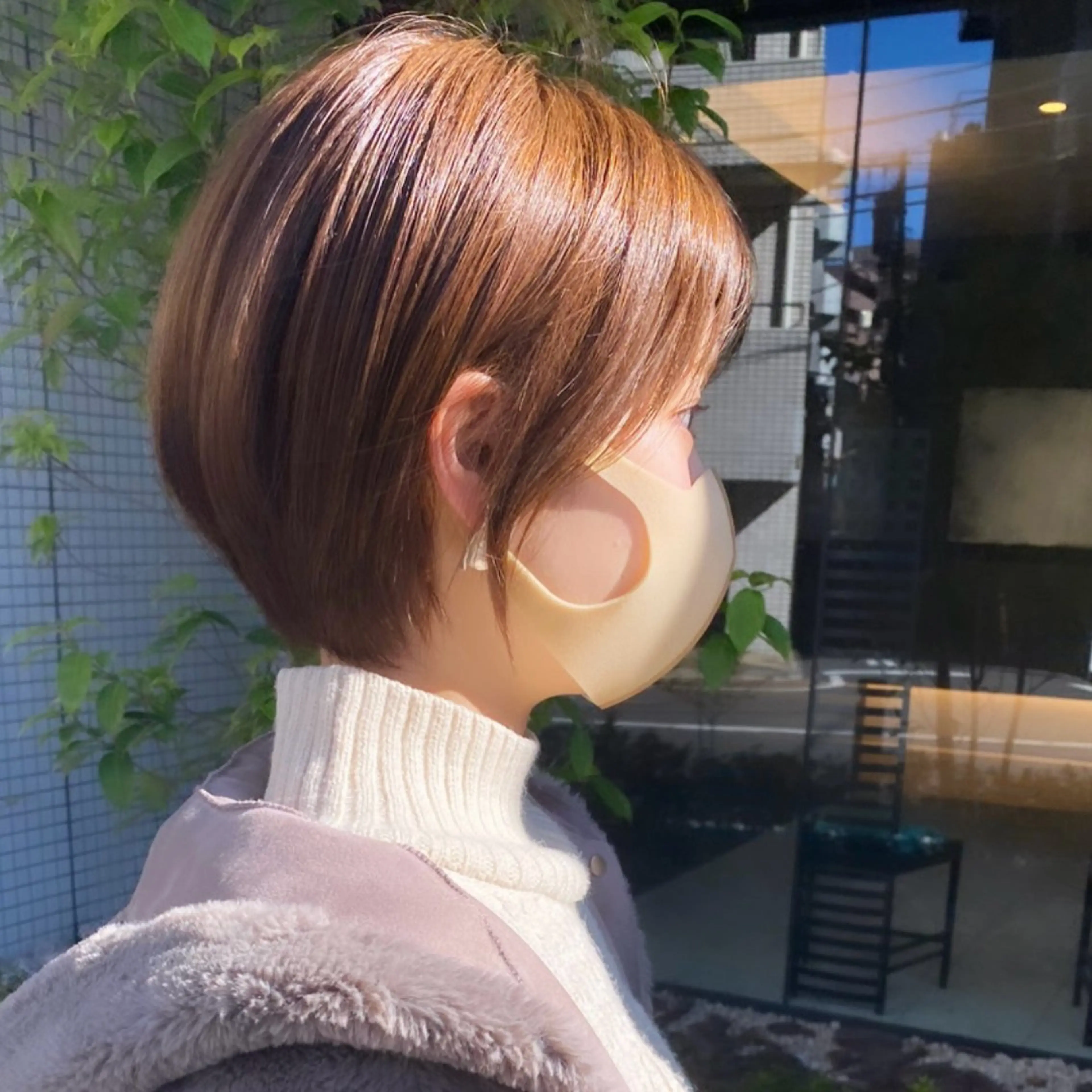 ショート ハイライト 髪質改善 レイヤーカット ショートヘア カット ヘアカラー トリートメント また会いたくなる 美容師【KENTA】のヘアスタイル