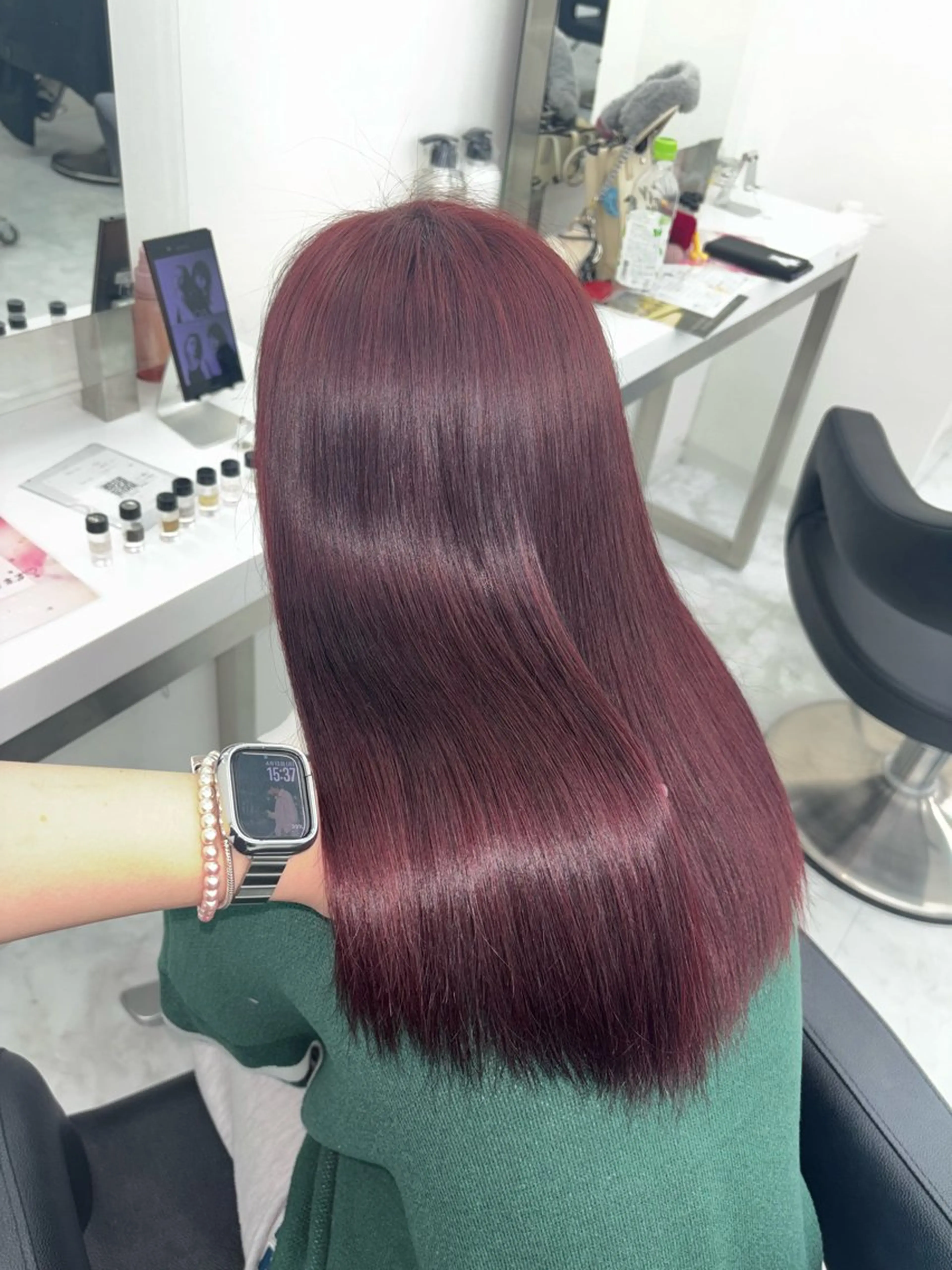 セミロング カラー ヘアカラー トレンドカラー🎀 miku🪞🩰のヘアスタイル