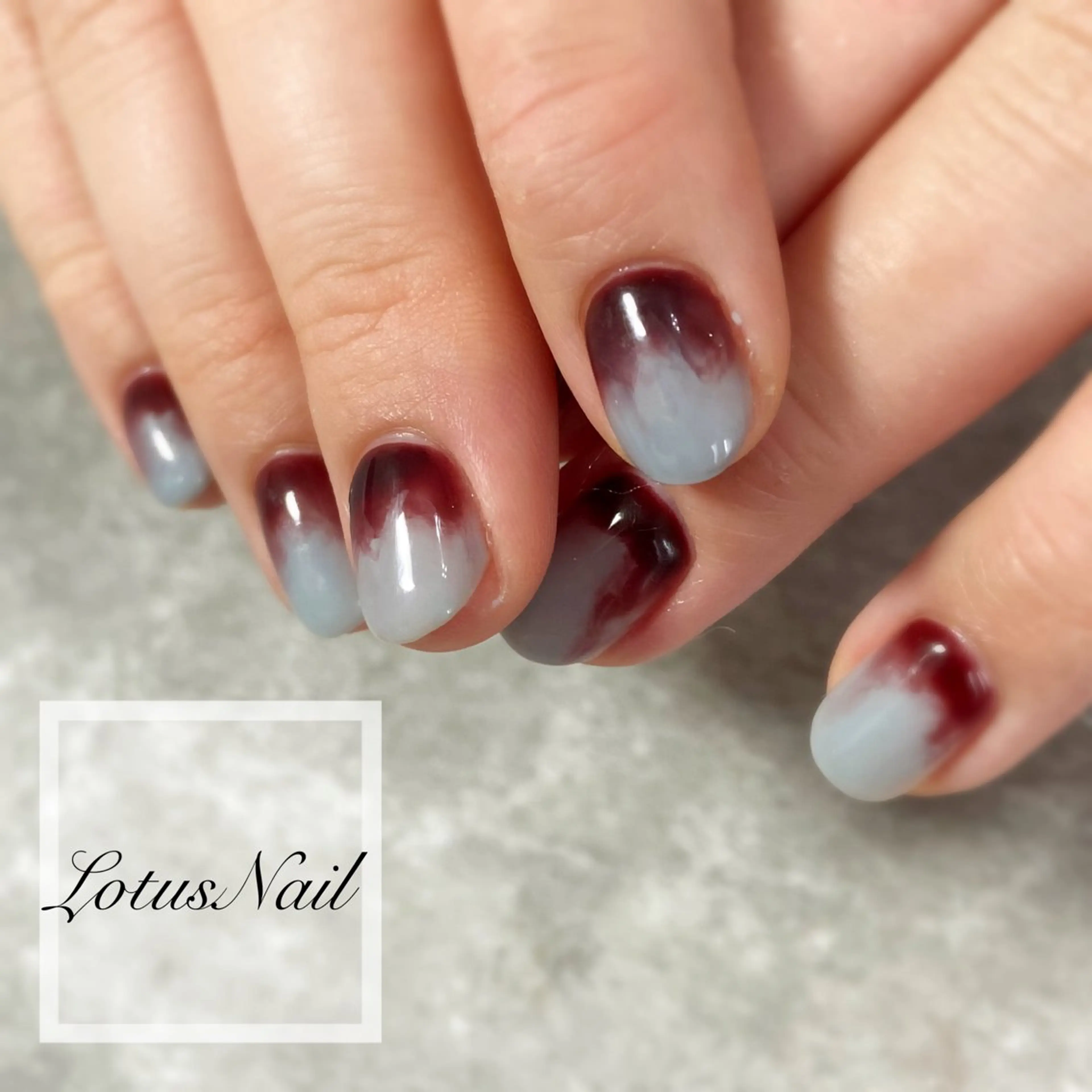 ネイル ニュアンスネイル Lotus Nailのネイルデザイン