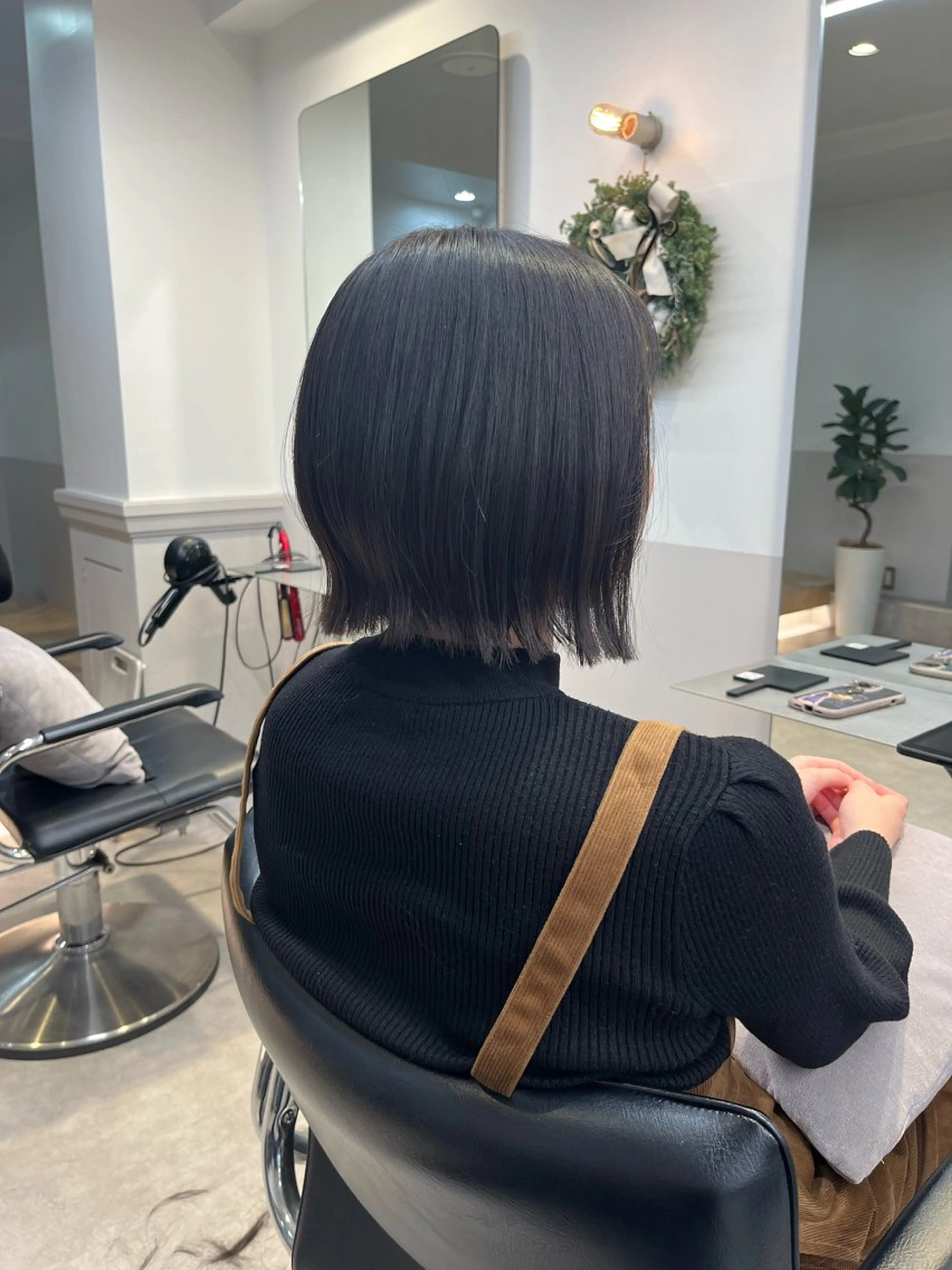 ショート ボブ 外ハネヘア マミ☁️ヘアセット /お呼ばれヘア/銀座のヘアスタイル