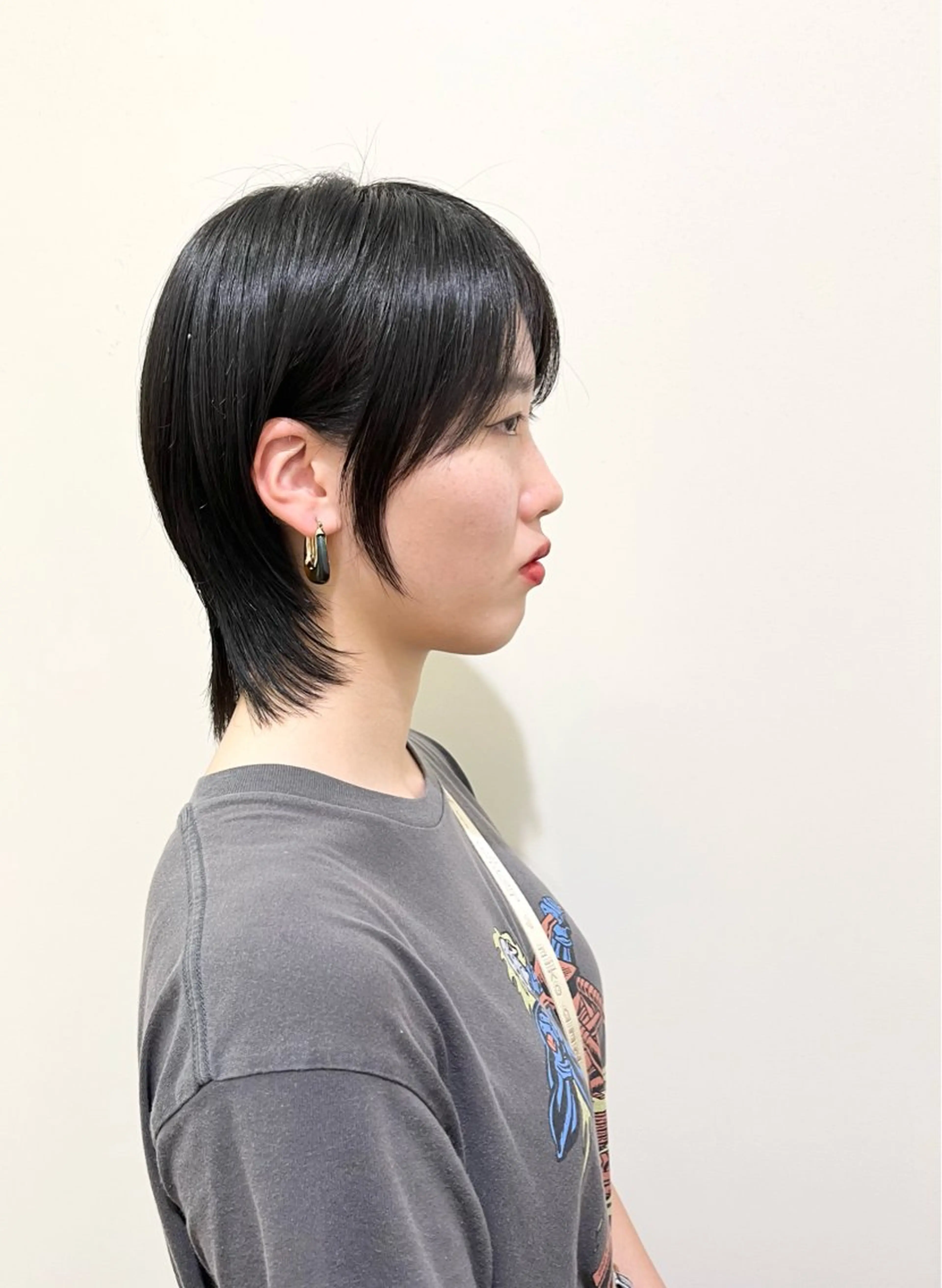 ミディアム 狩野 歩のヘアスタイル