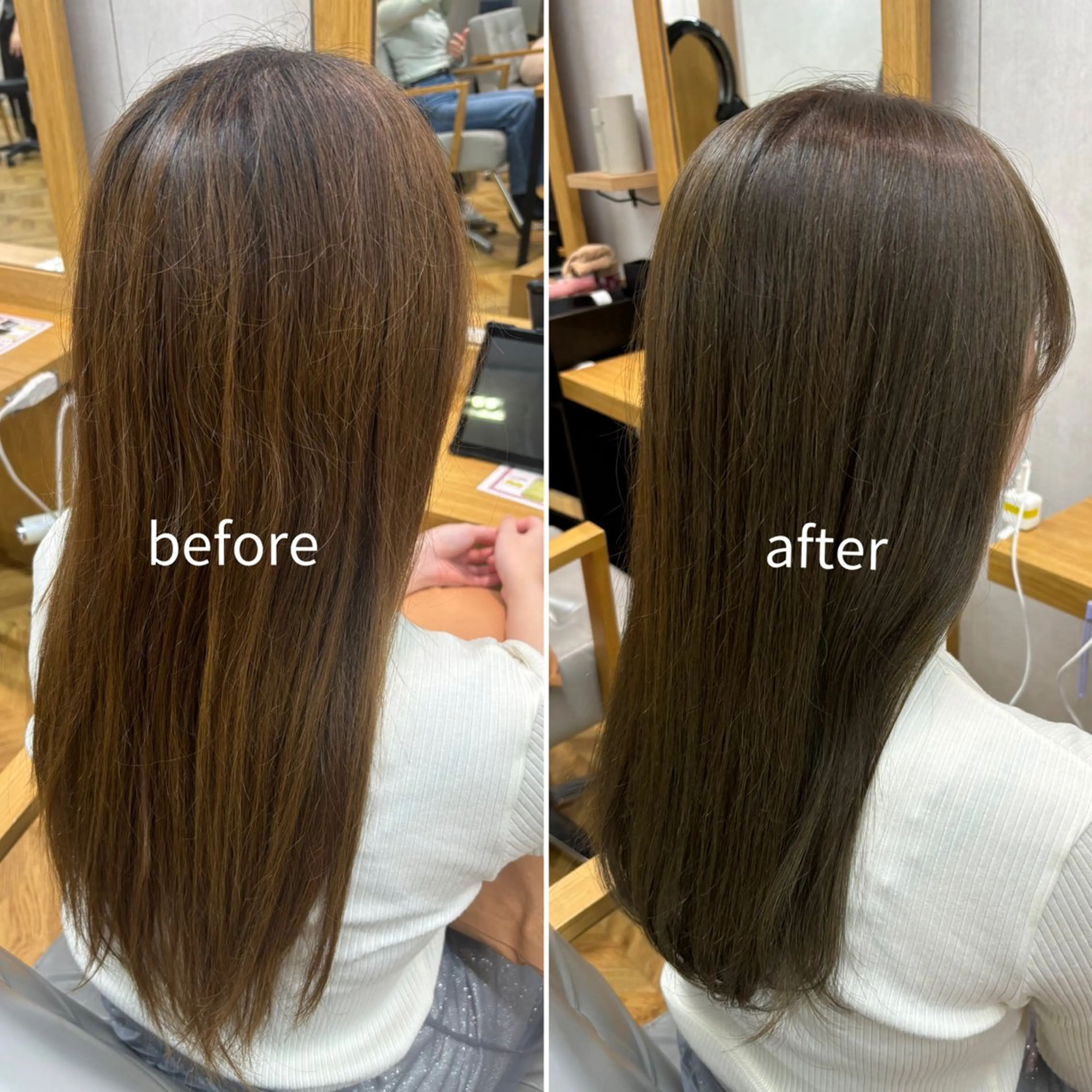 カラー 透明感カラー オリーブカラー カット ヘアカラー トリートメント ボブ/ミディアム 親しみやすさ/さくらのヘアスタイル