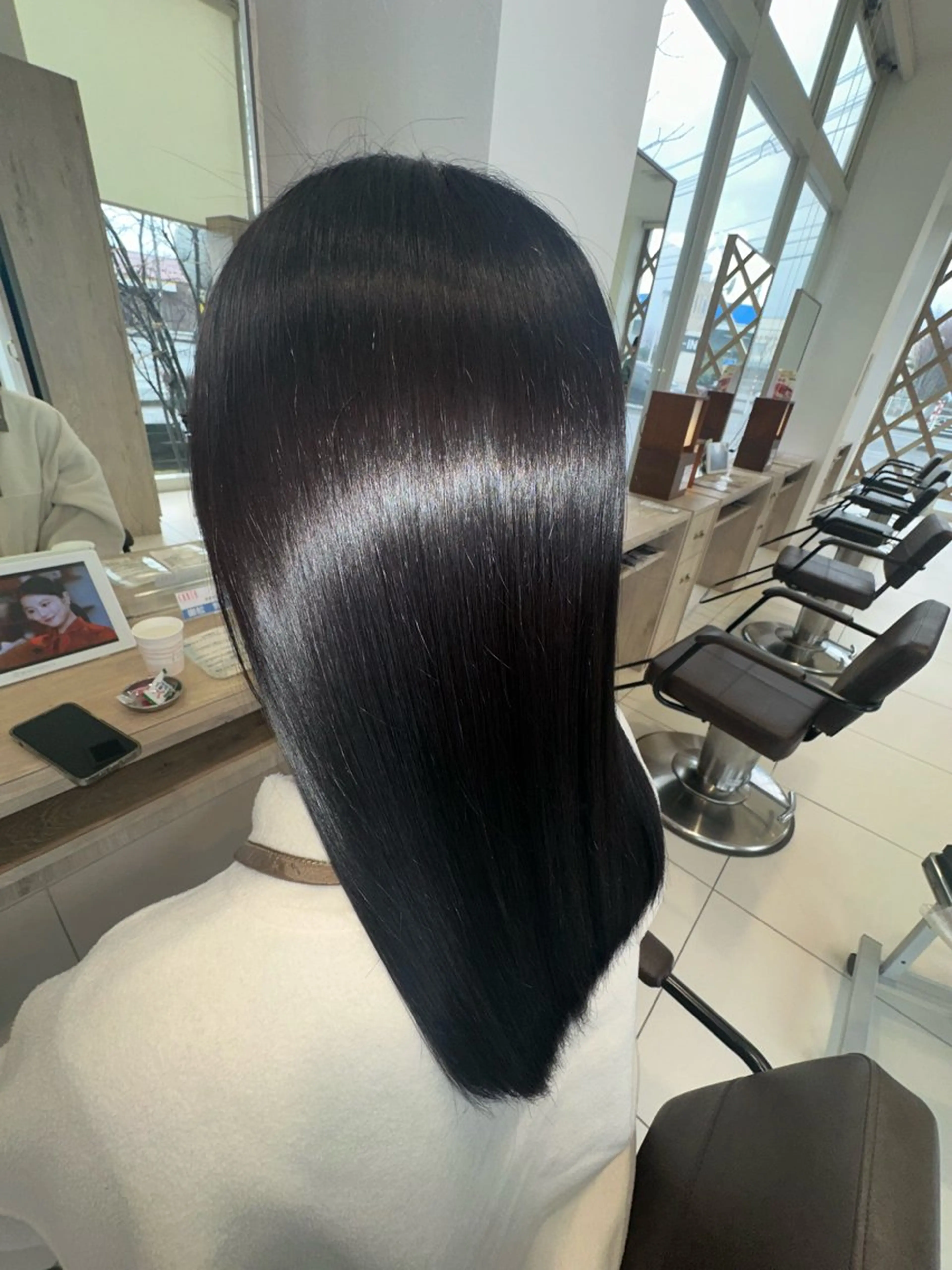 ロング 縮毛矯正 トリートメント カット 縮毛矯正 トリートメント 御舩 青衣のヘアスタイル