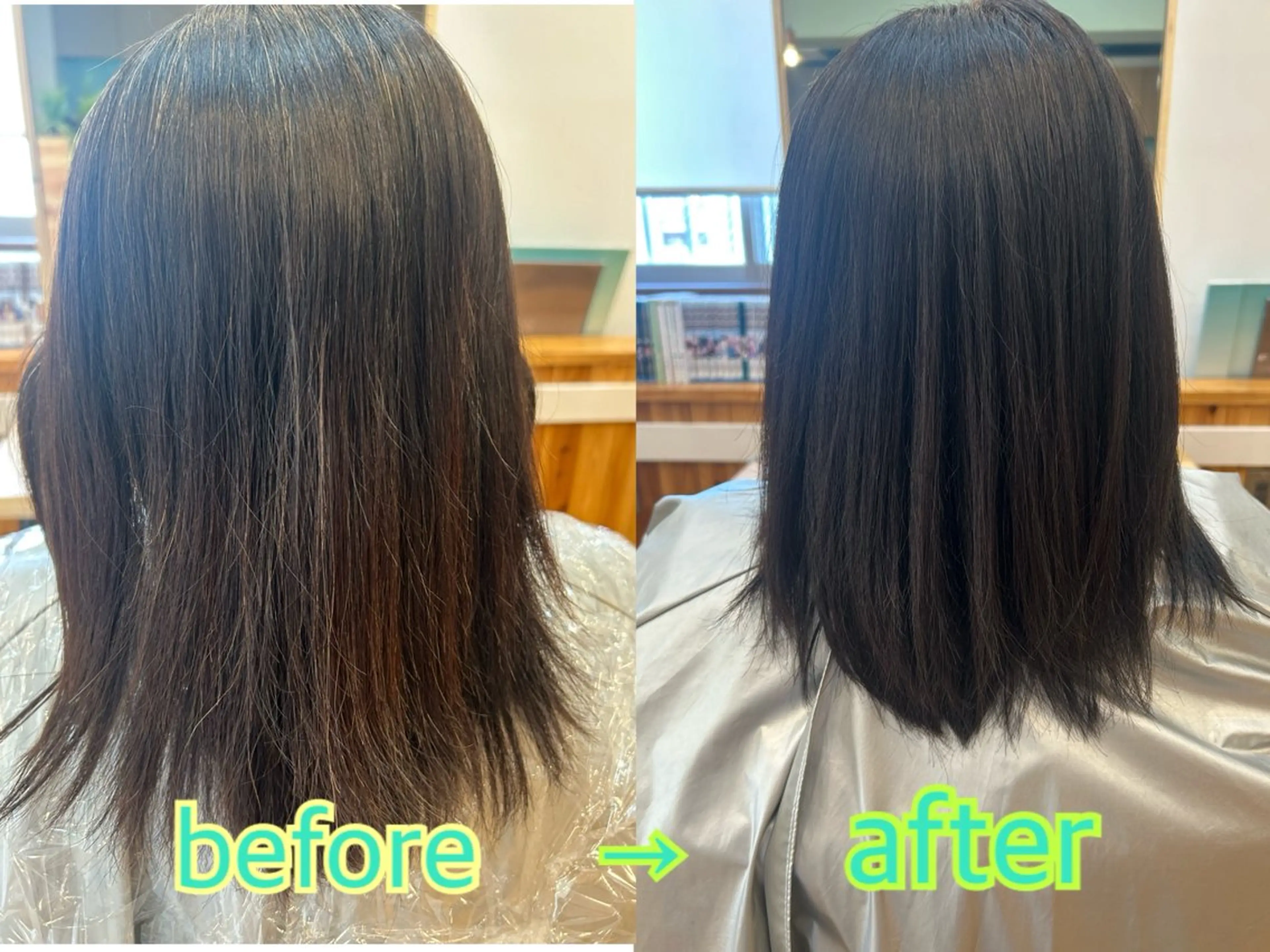 ミディアム カラー アッシュ 島袋 寧々のヘアスタイル