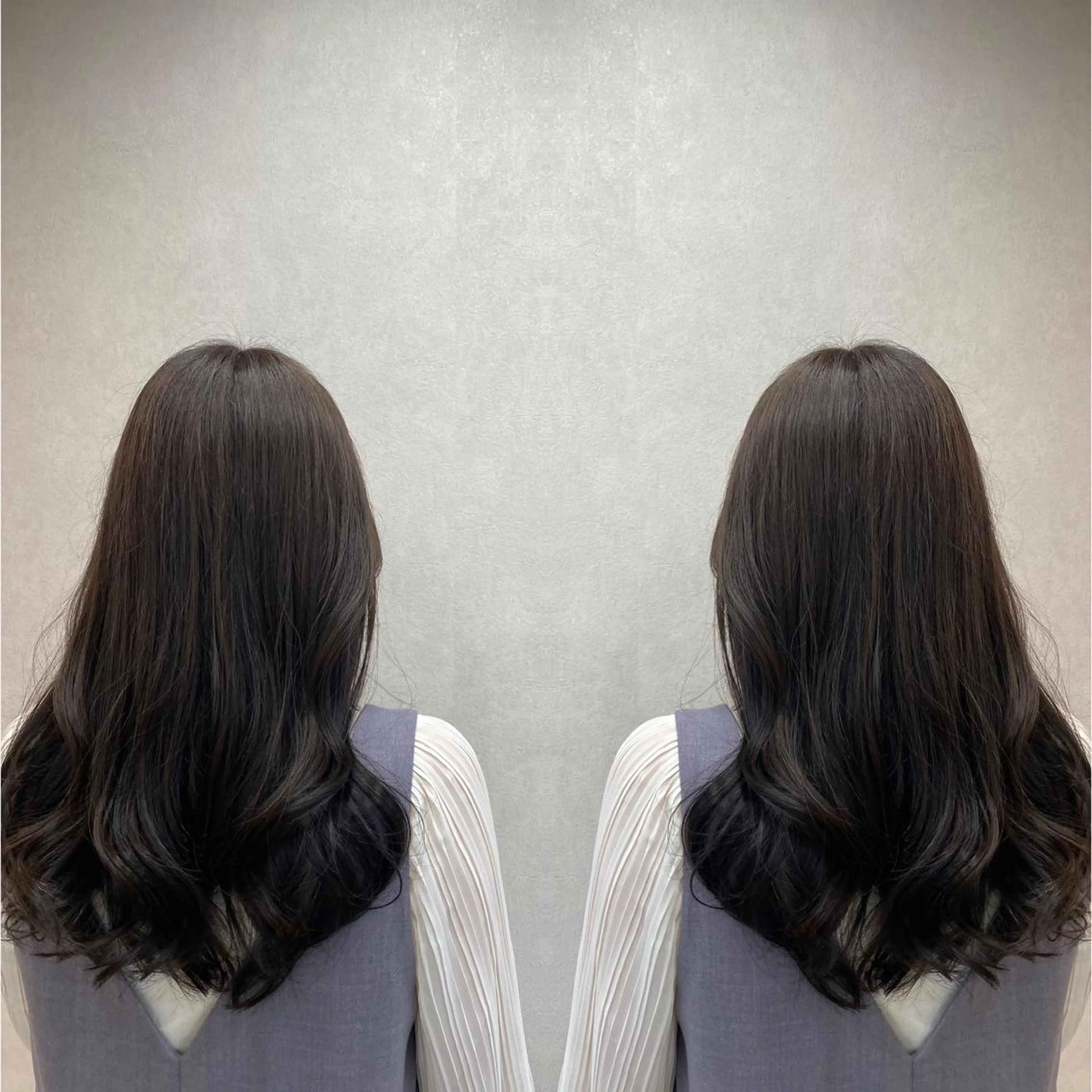 ロング カラー ブラウンカラー カット ヘアカラー トリートメント tocca 💜石田愛結💜のヘアスタイル