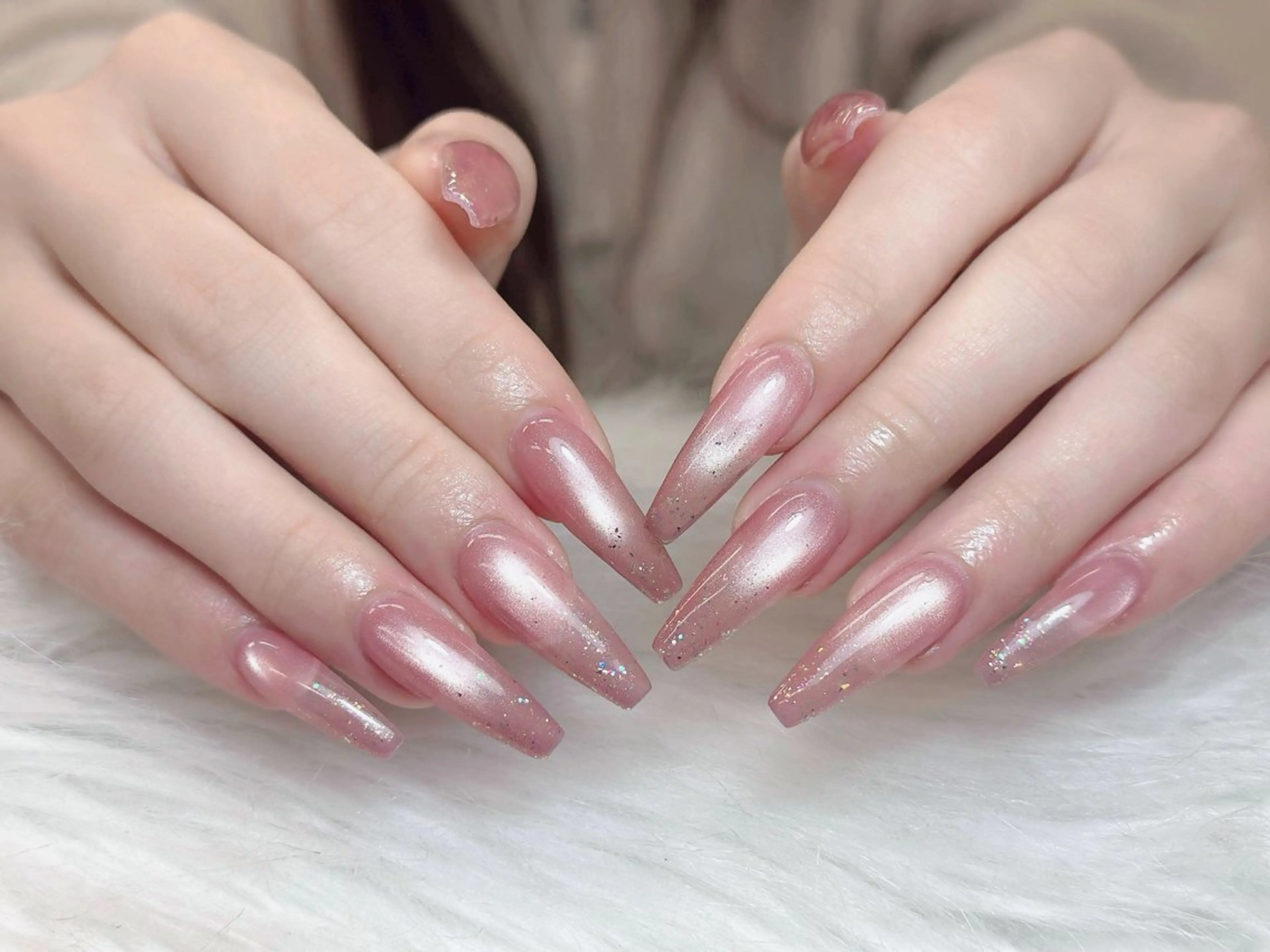 ネイル アートネイル 成人式 ジェルネイル ニュアンスネイル 夏ネイル ハンドネイル Jenn Nail Salonのネイルデザイン