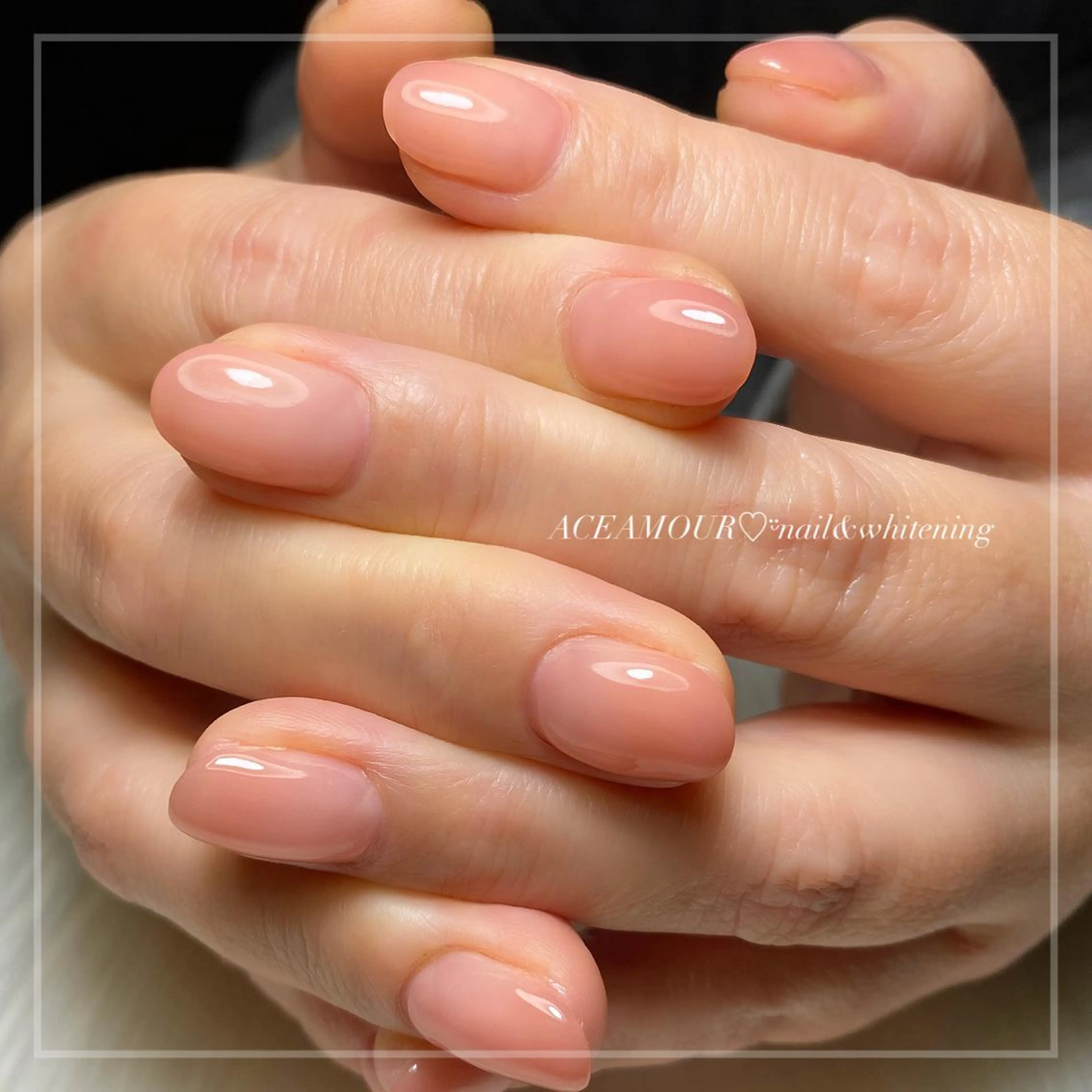 ネイル グラデーション ネイル/耳つぼ /新ホワイトニングのネイルデザイン