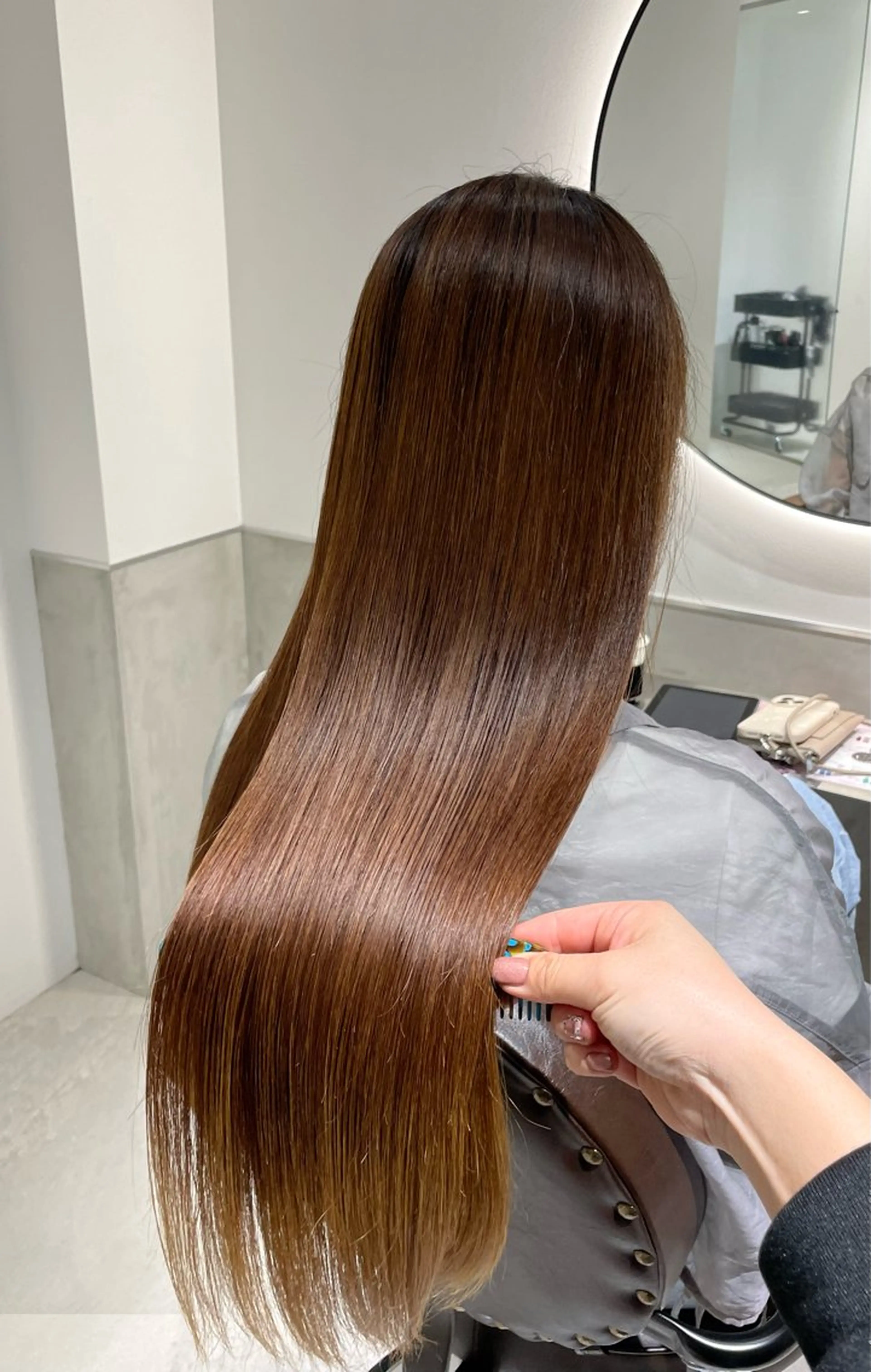 ロング 縮毛矯正 飯田橋No.1髪質 改善縮毛矯正/ユキナのヘアスタイル